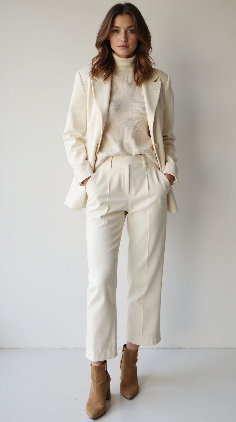 tone on tone winter neutrals