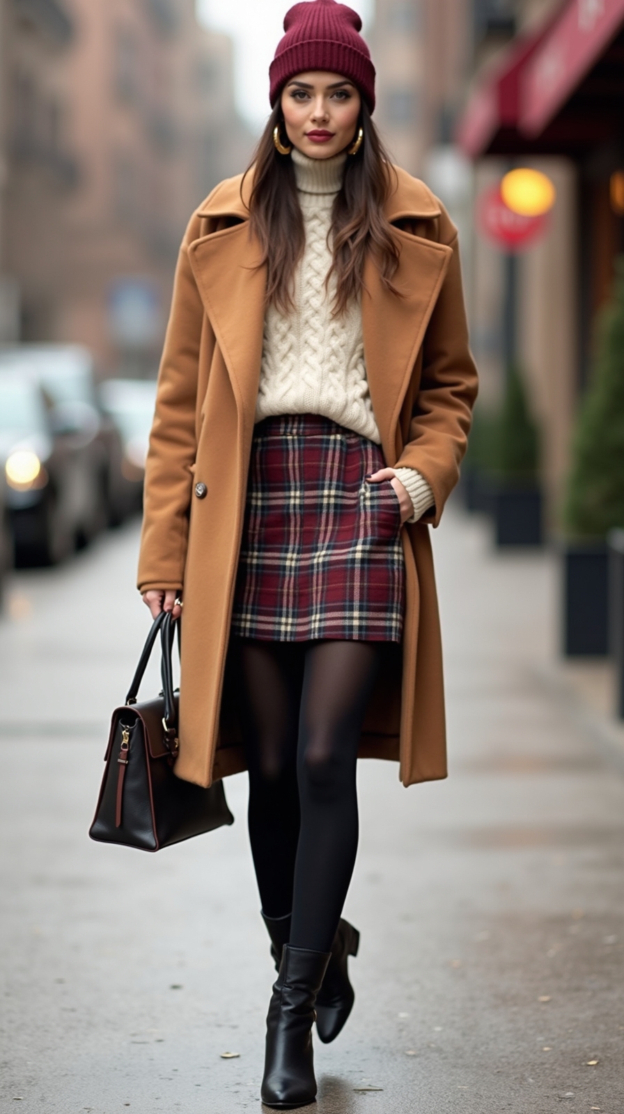 warm neutrals statement layers boots