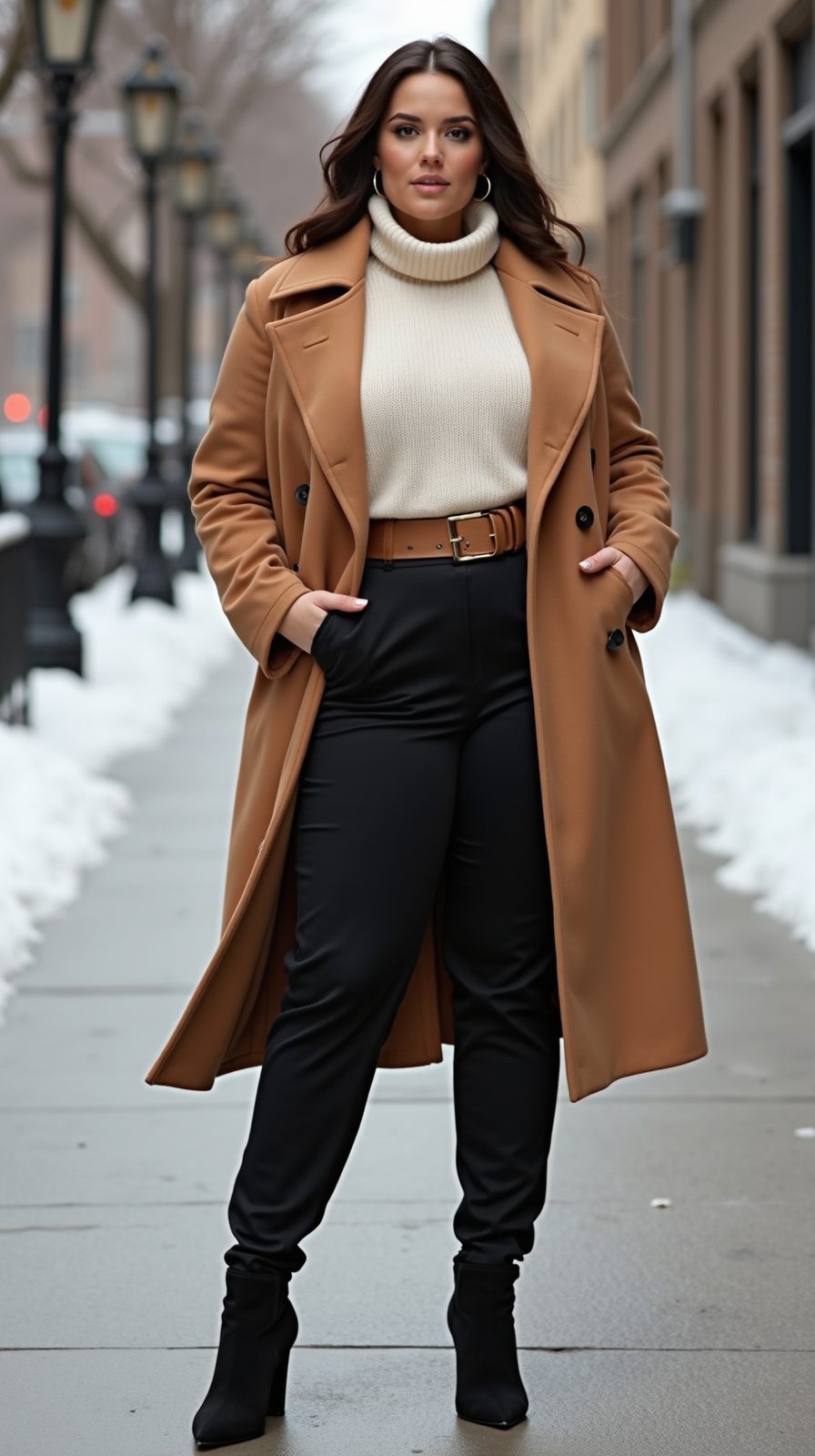 warm stylish plus size winter