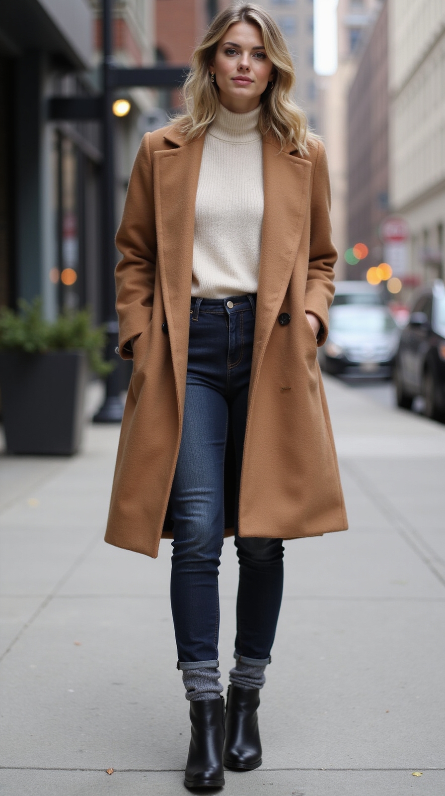 waterproof ankle boots ensemble