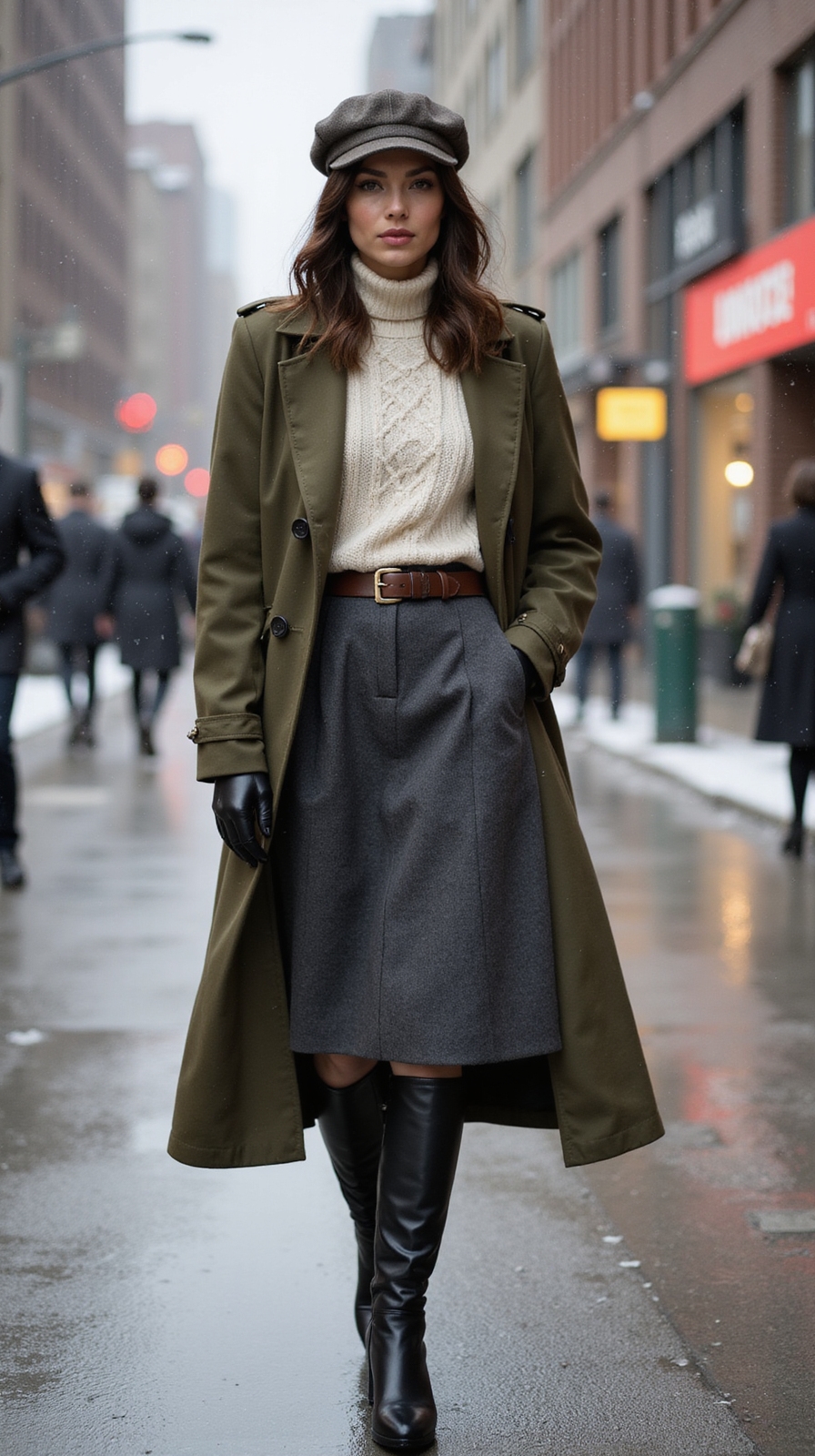 waterproof layers tucked hems