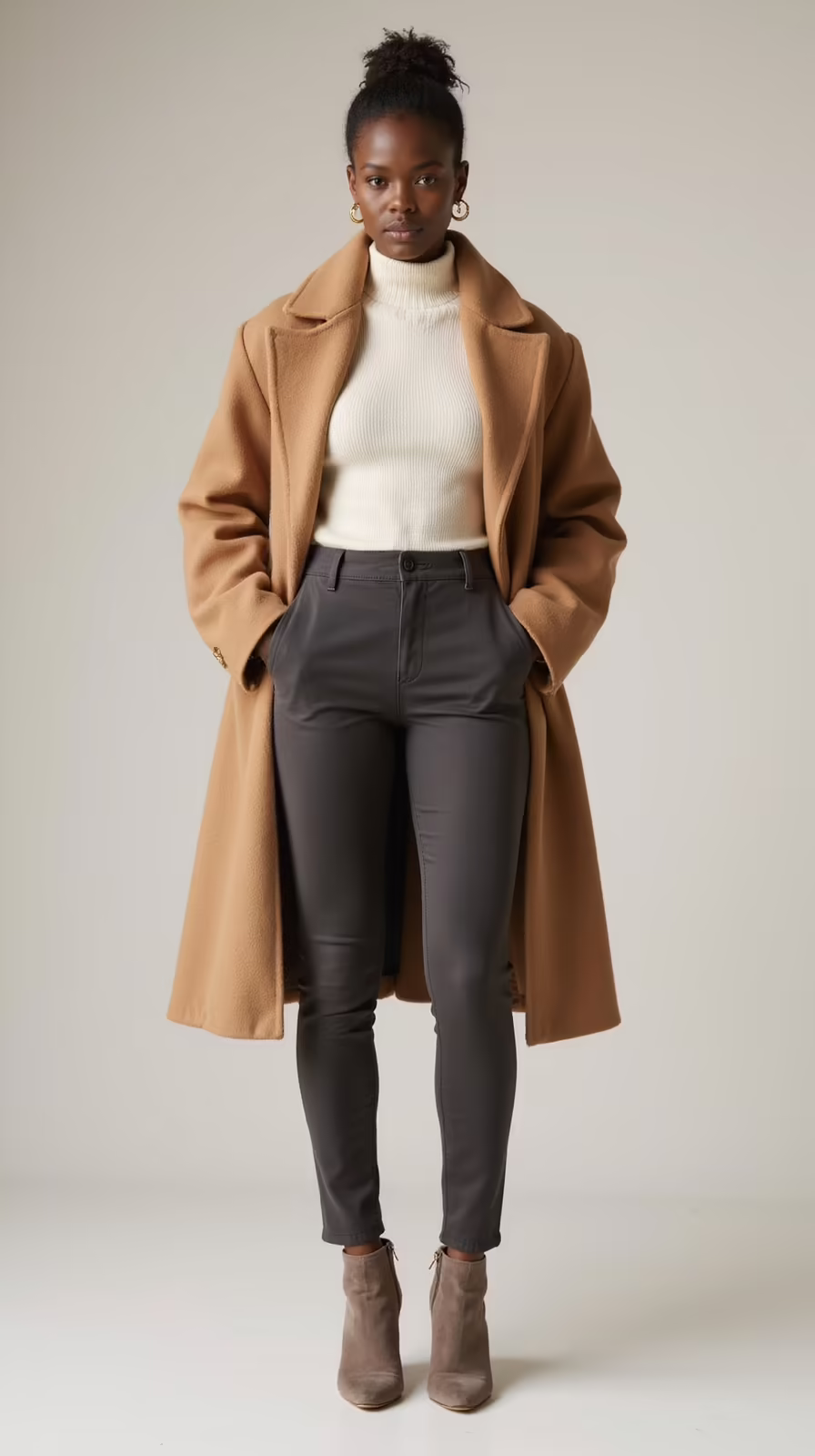 winter chic leggings outfit