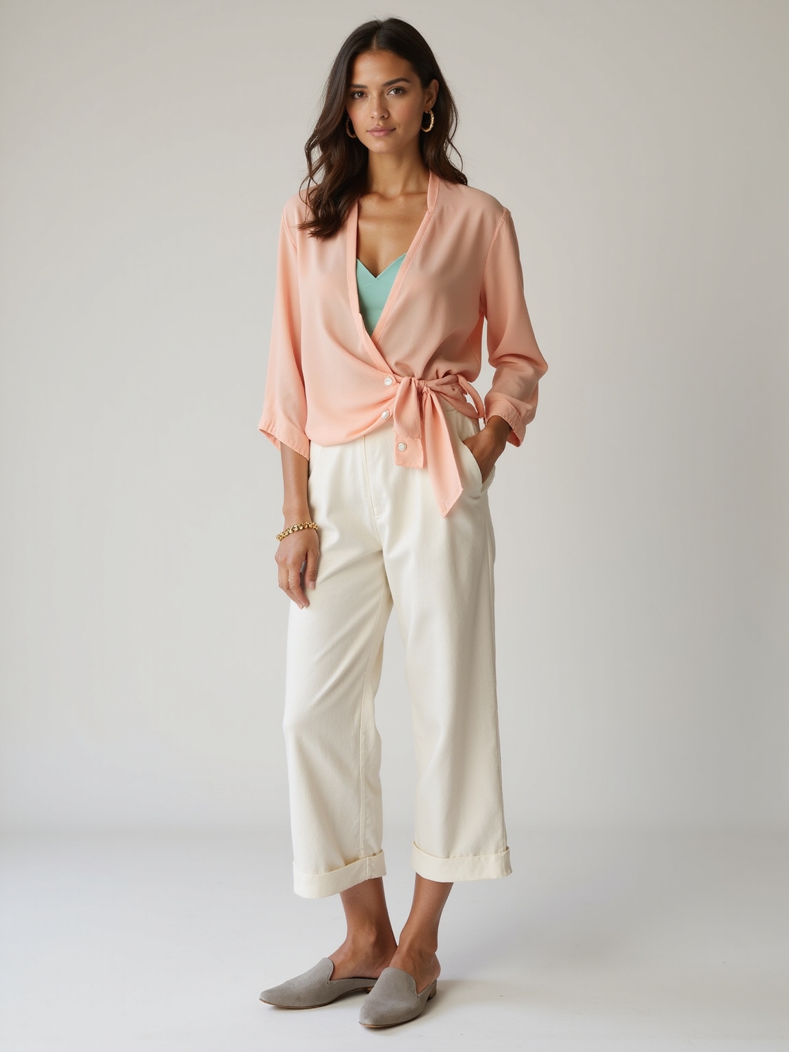 airy pastels grounded with texture