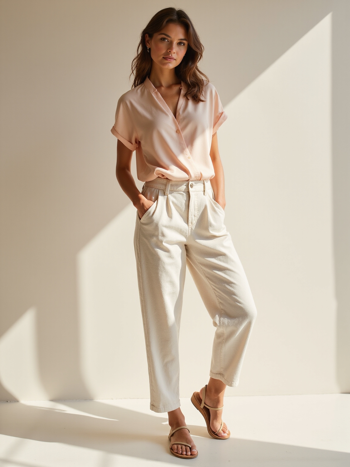 airy pastels minimal polished accessories