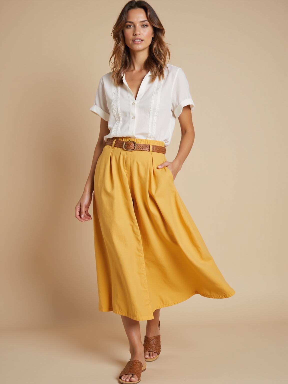 airy silhouette soft color pop