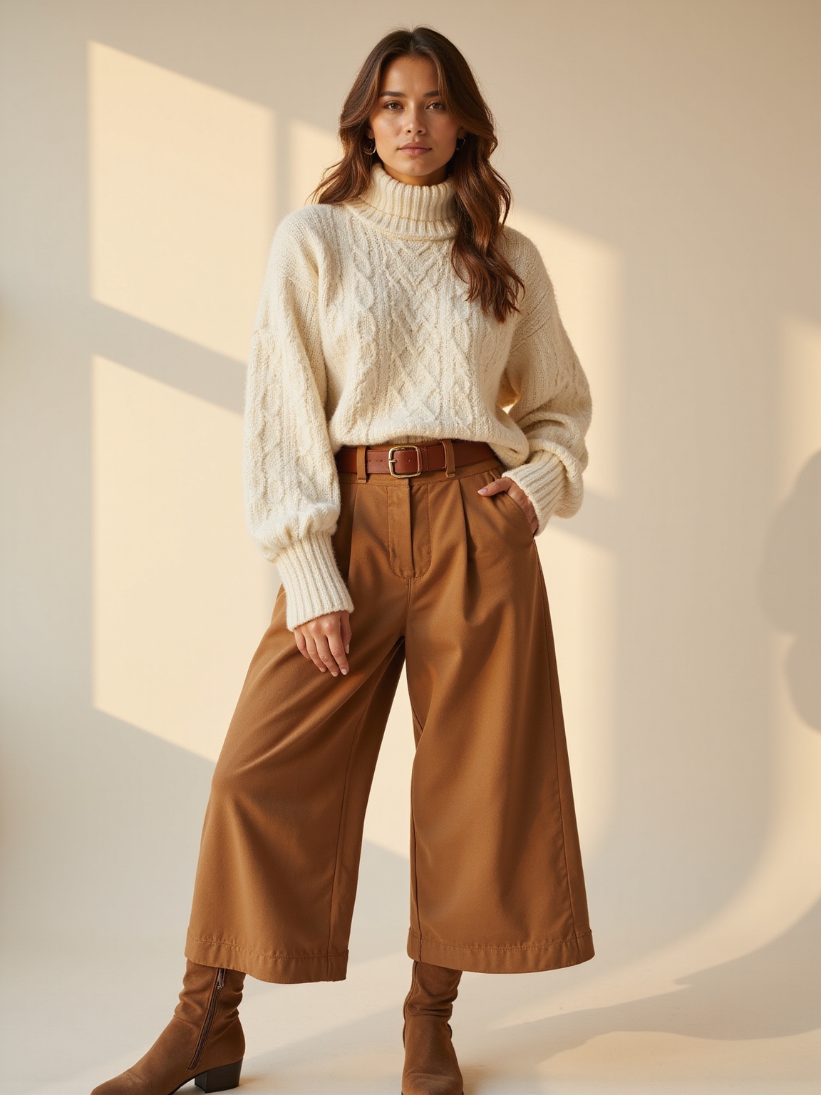 balance oversized sweater proportions