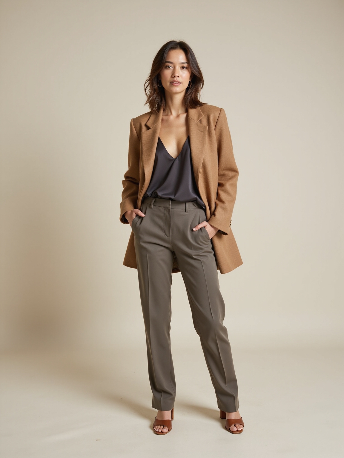 balanced oversized with fitted
