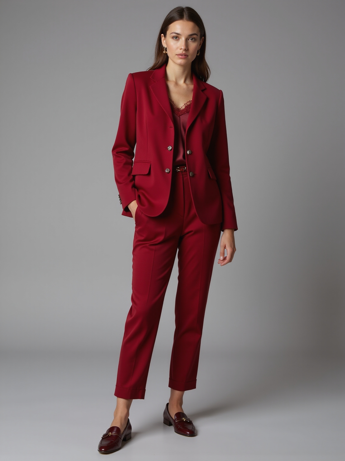 bold red old money glam