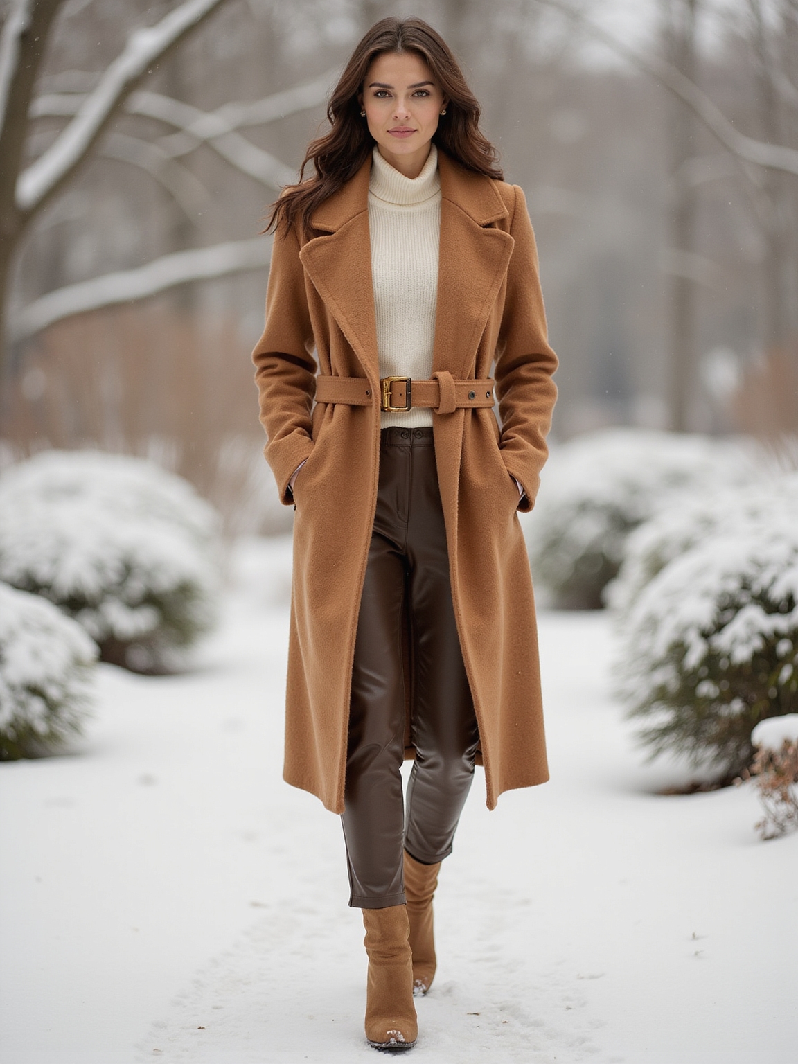 bold timeless cinched coats