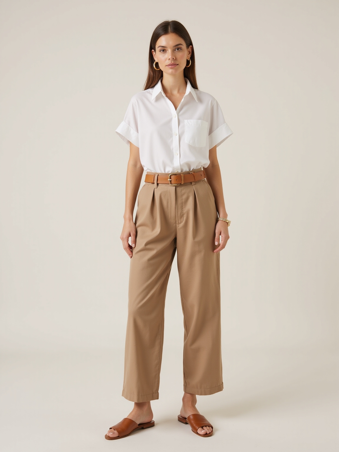breathable tailored summer trousers