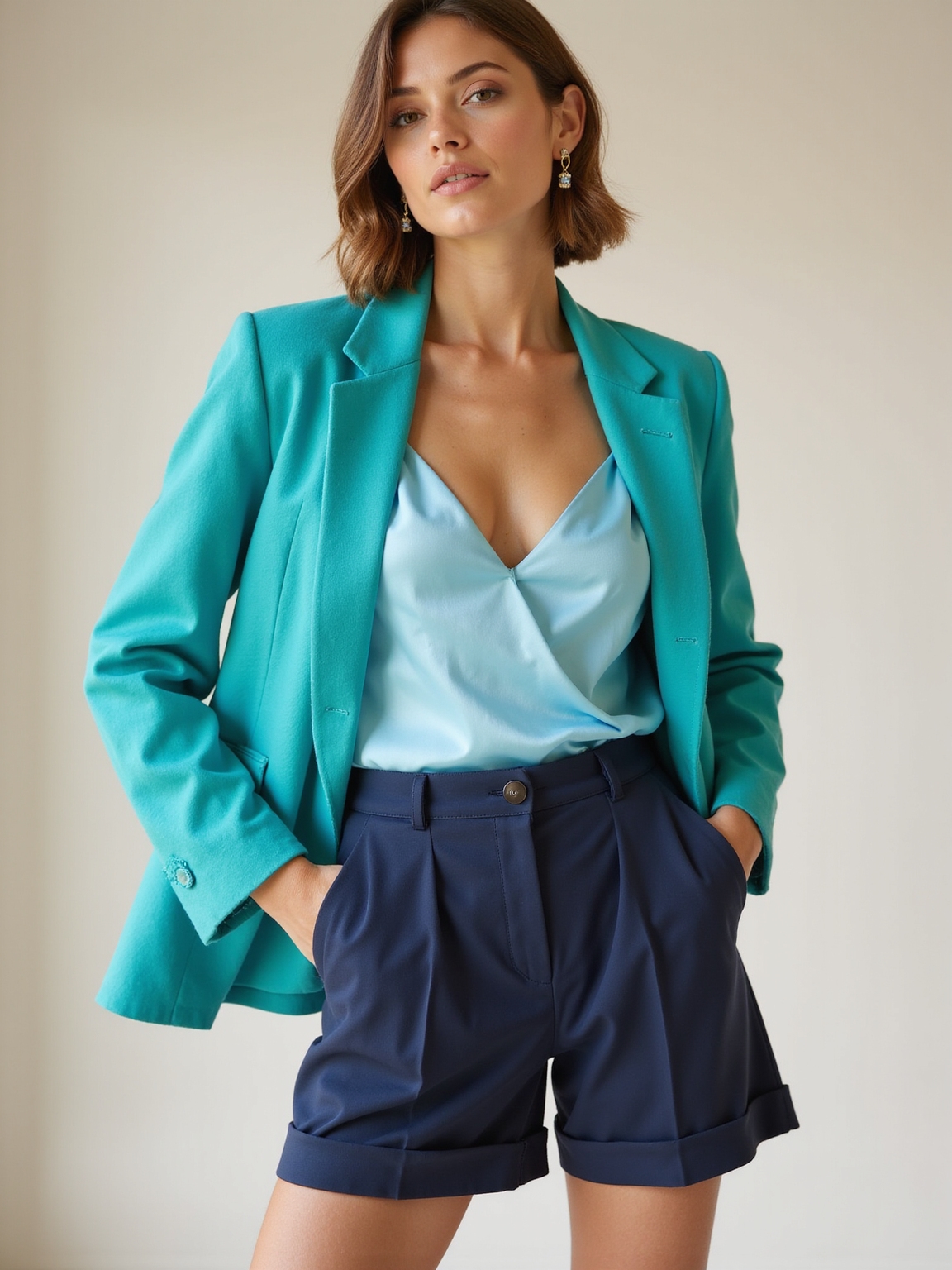 breezy aqua and turquoise
