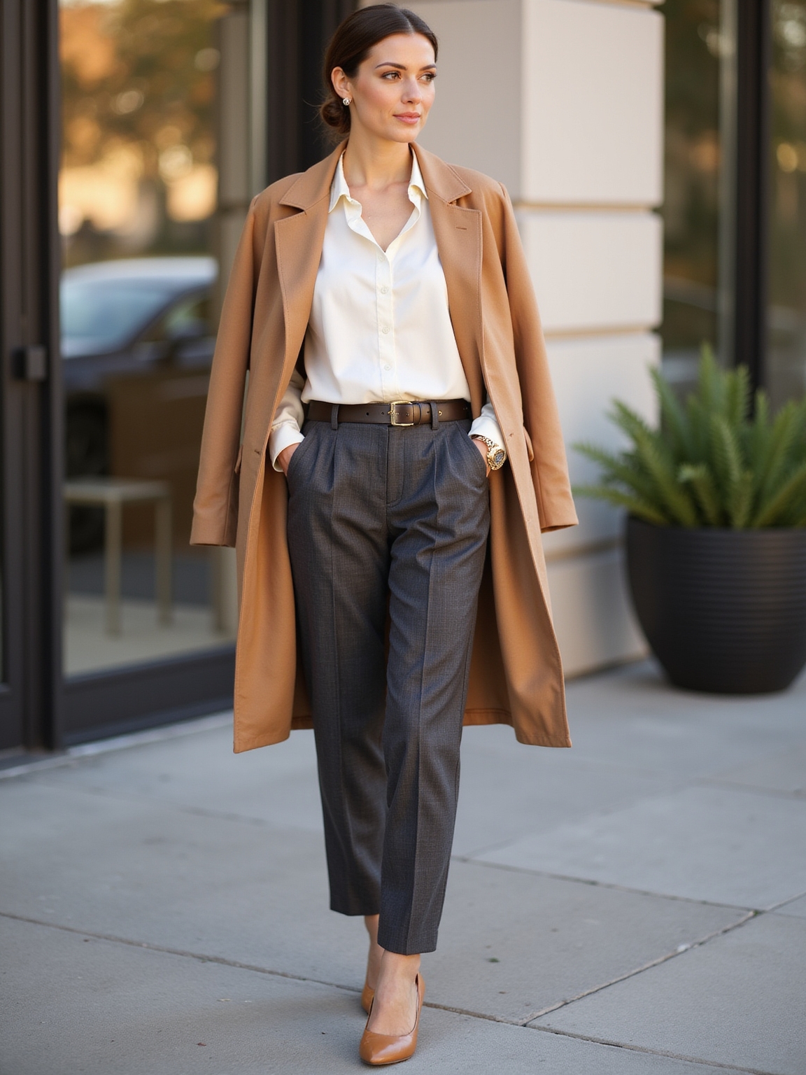 breezy midi skirt ensemble