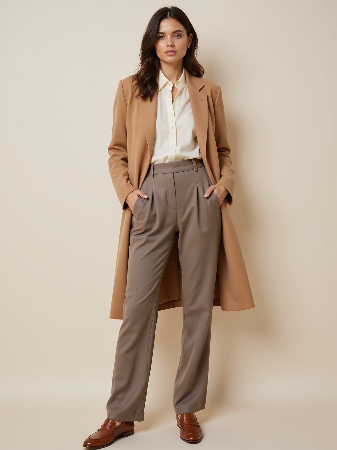 calm neutrals with muted accents