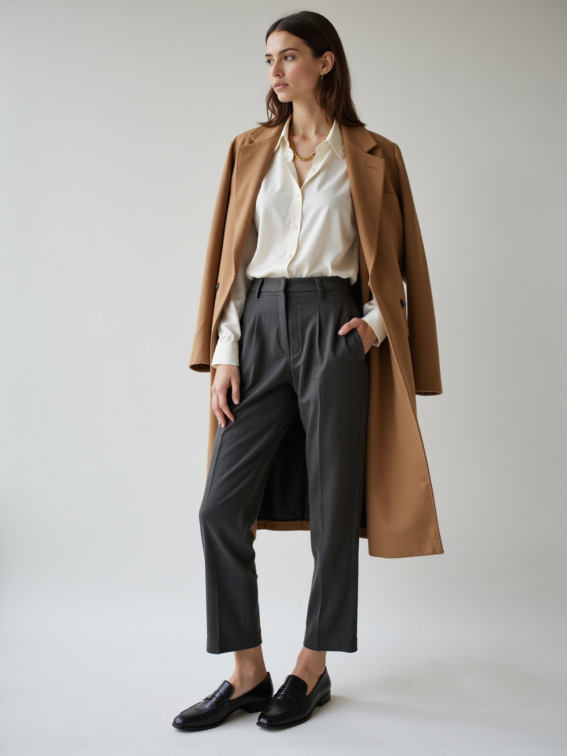 calm tailored neutral timeless chic