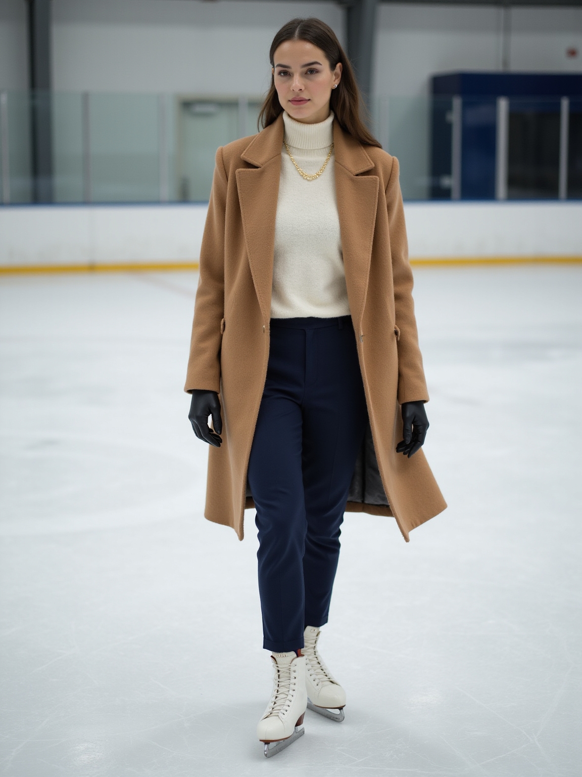 casual chic indoor skating attire