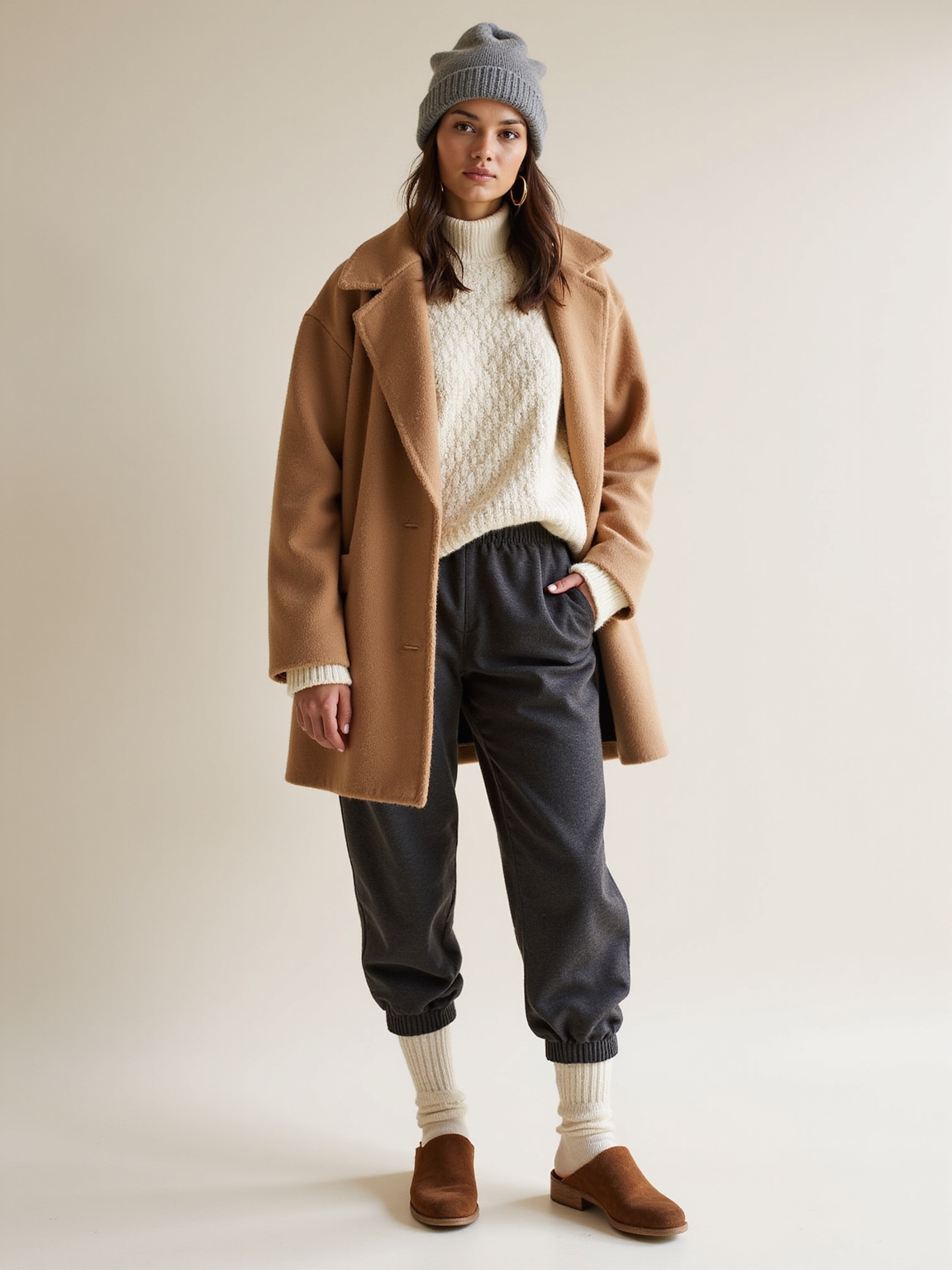 casual cozy winter loungewear