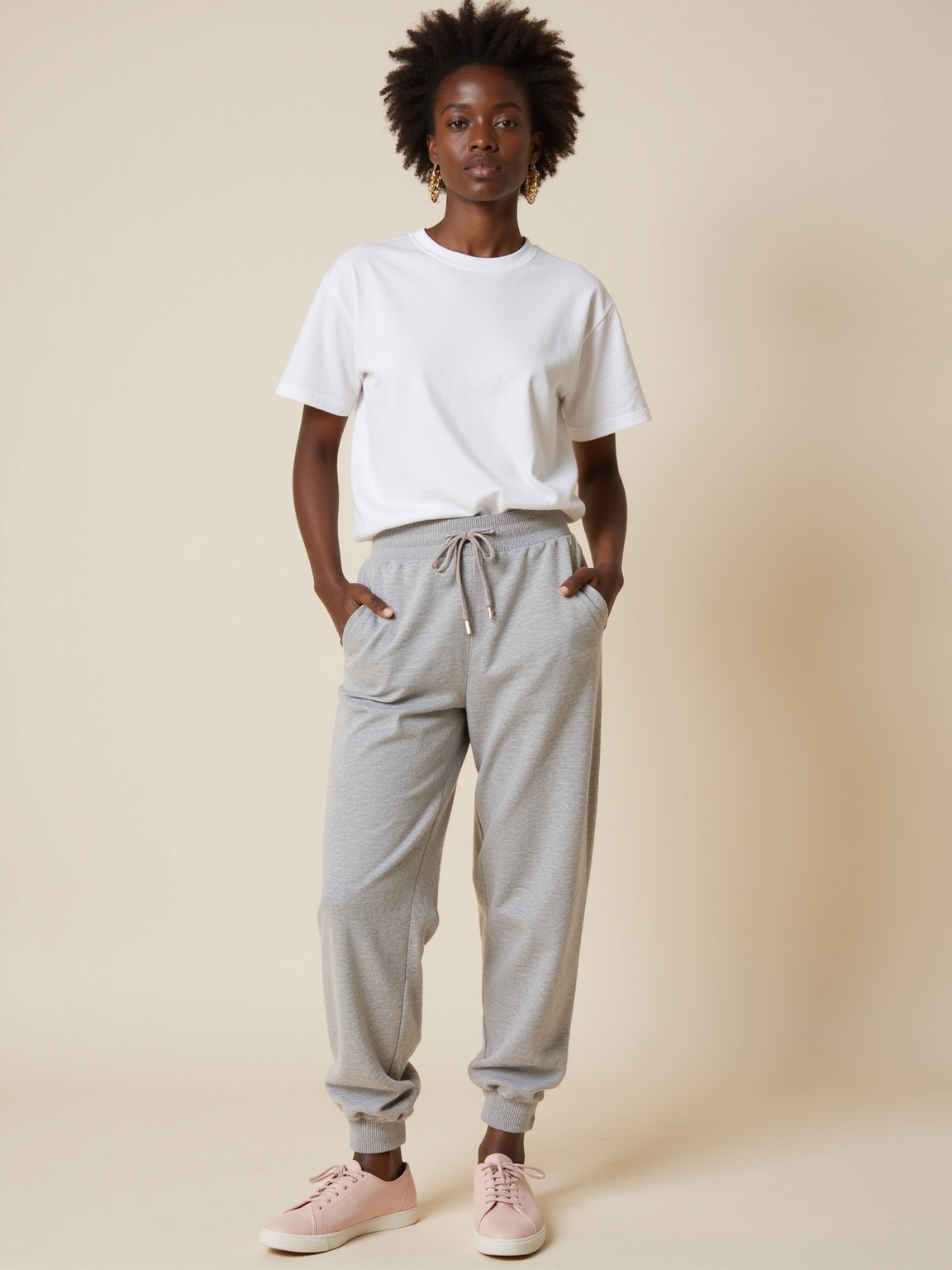 casual polished jogger tee