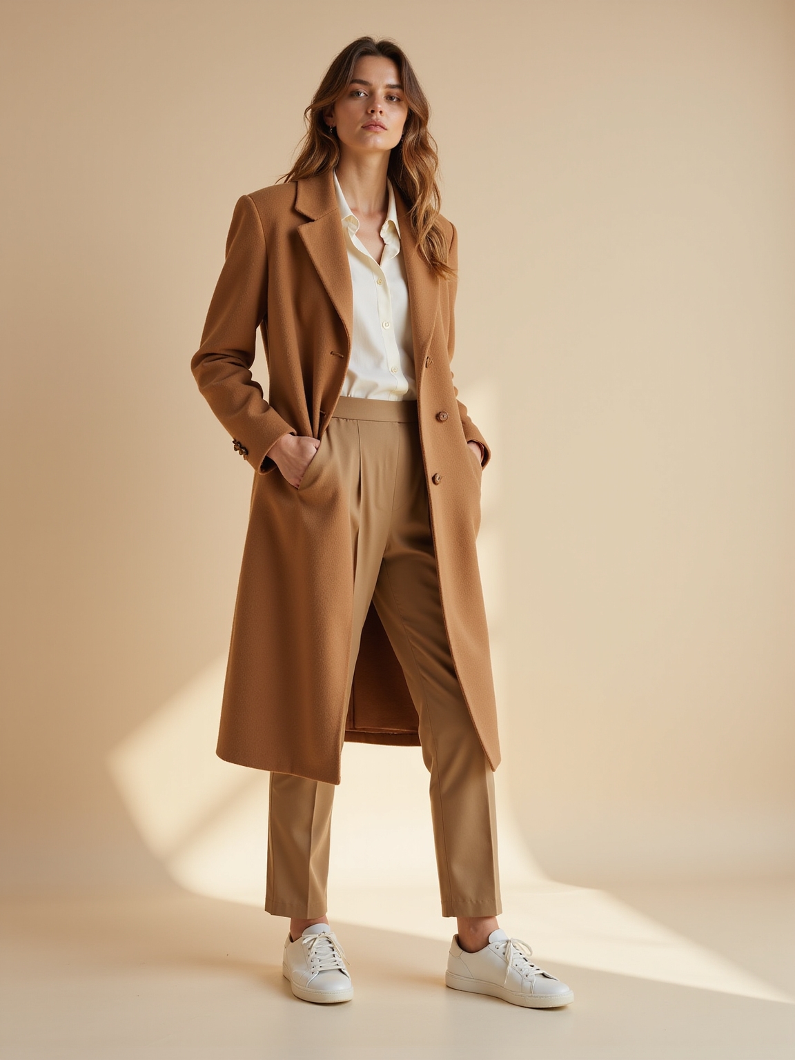 casual sneakers elevate classic tailoring