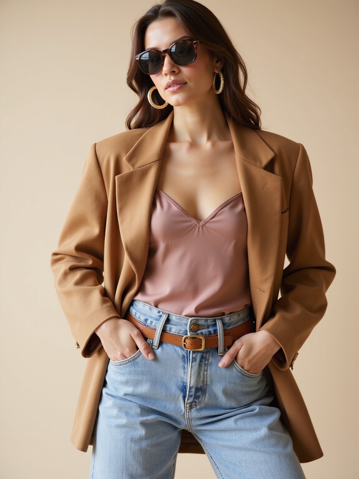 cinch waist vintage relaxed silhouette