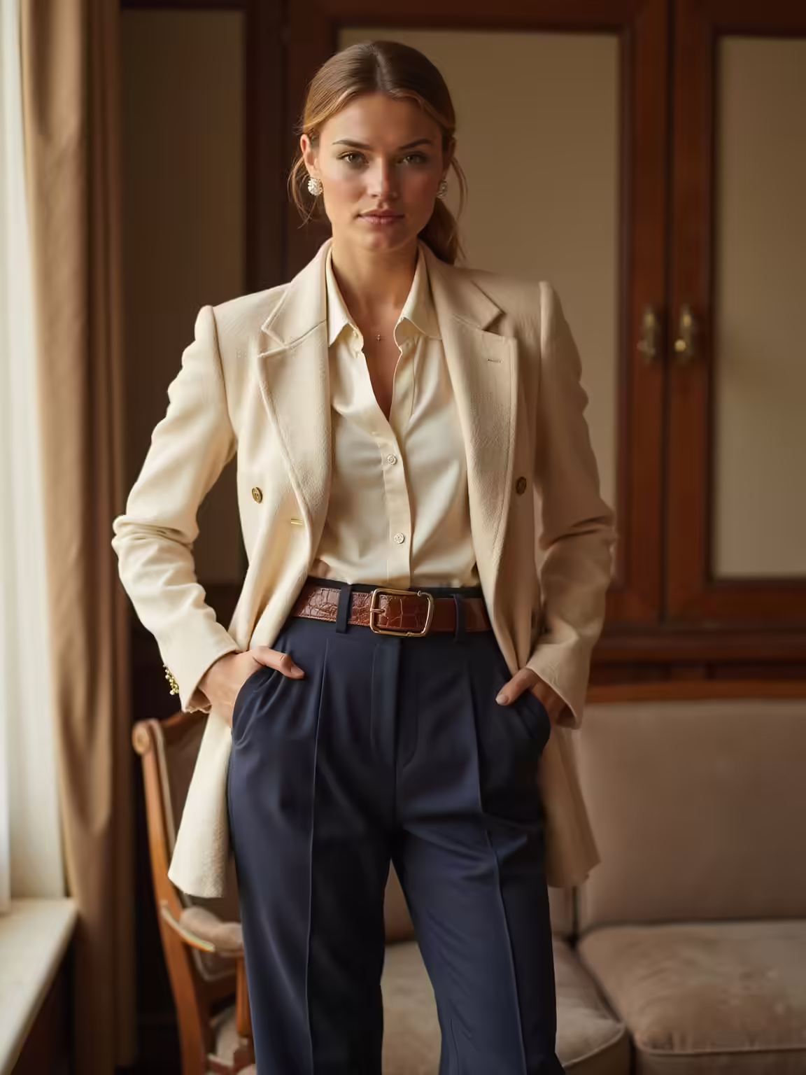 classic executive power dressing
