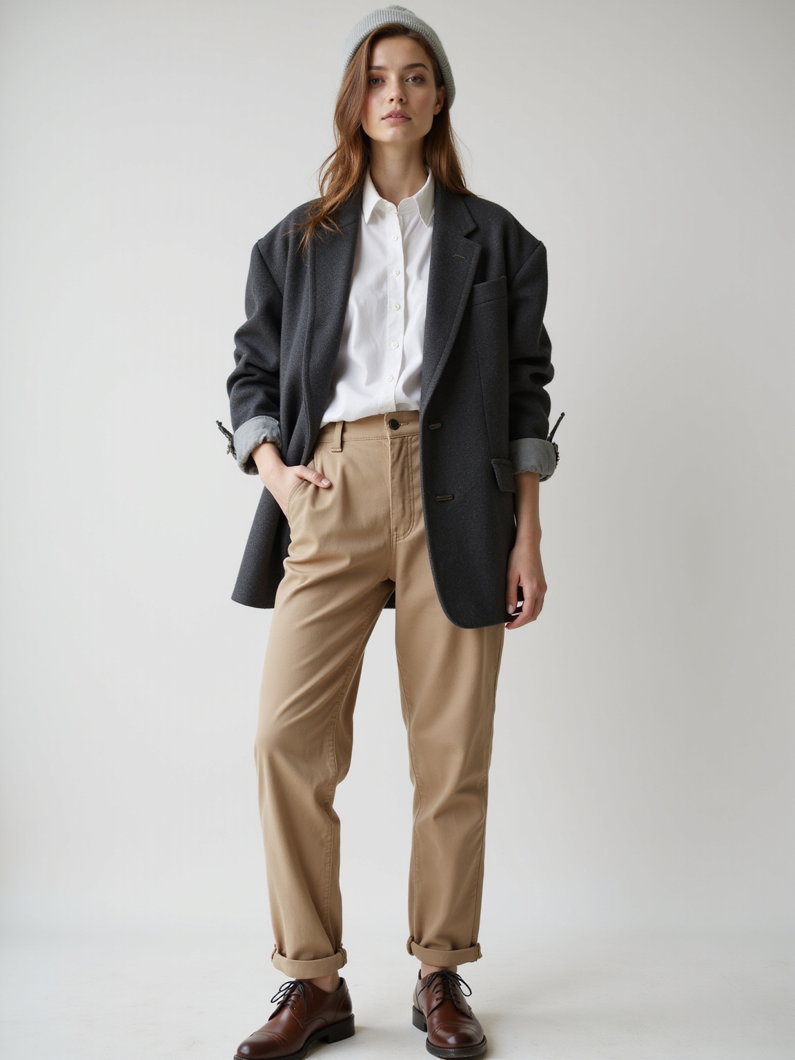 clean neutral androgynous essentials