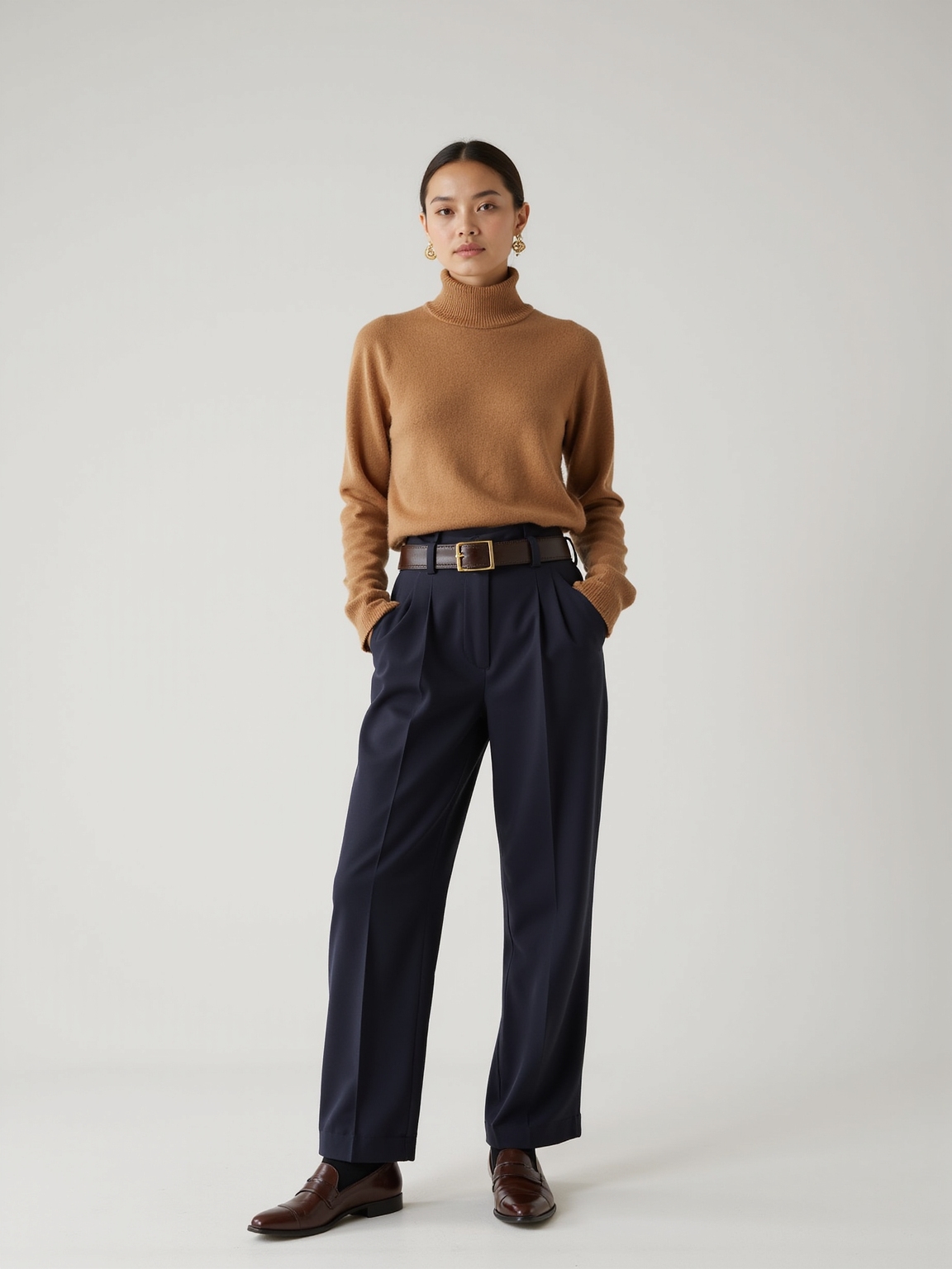 close fitting timeless cashmere layering