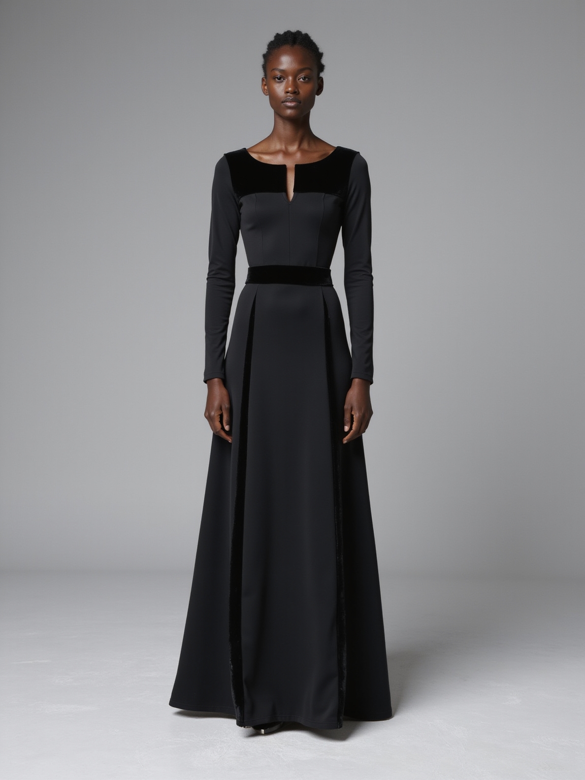 confident geometric black silhouettes
