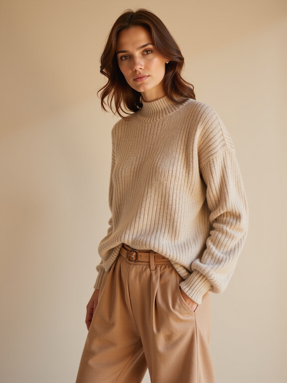 cozy chic with structure