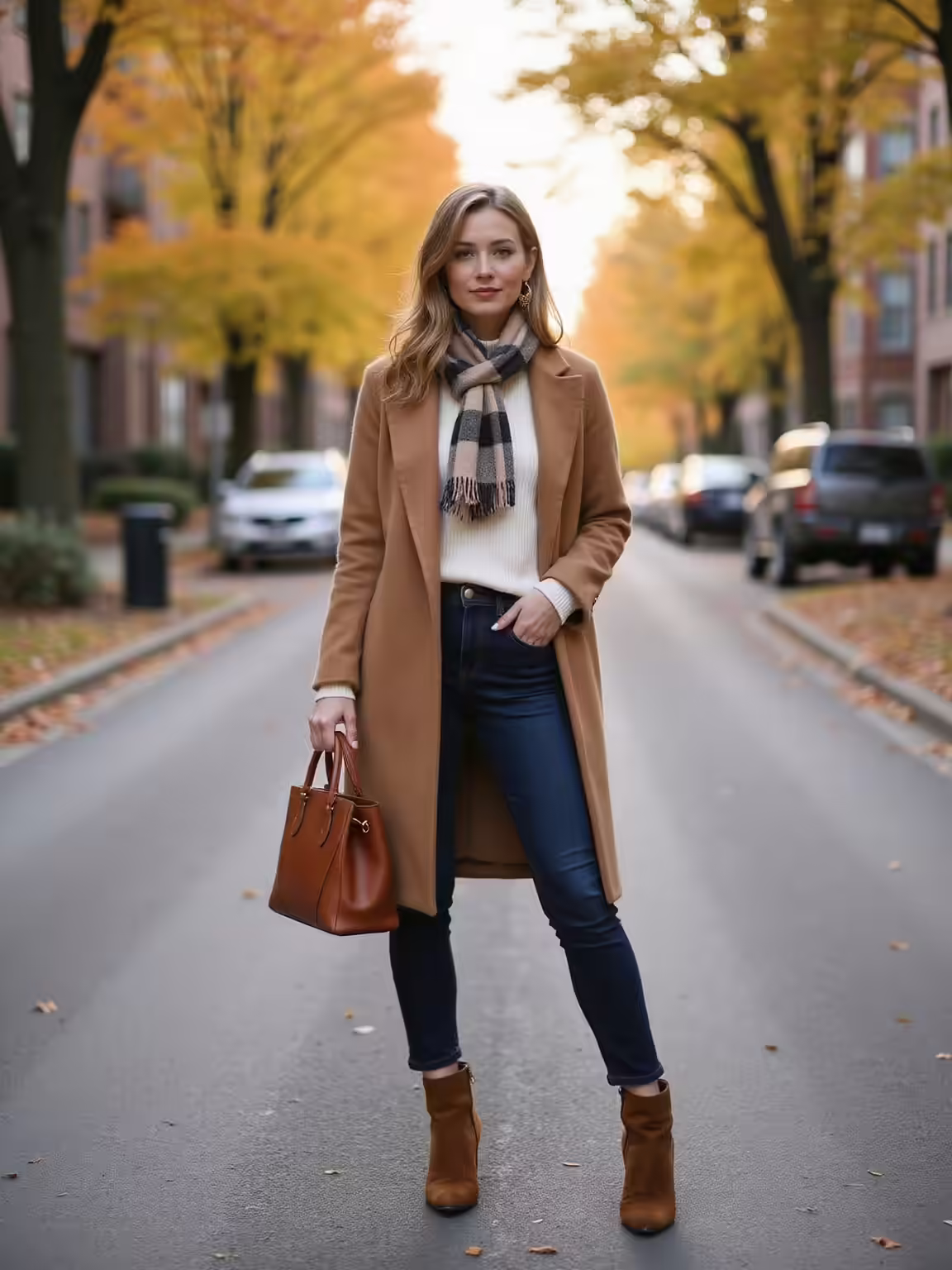 cozy layered autumn casuals
