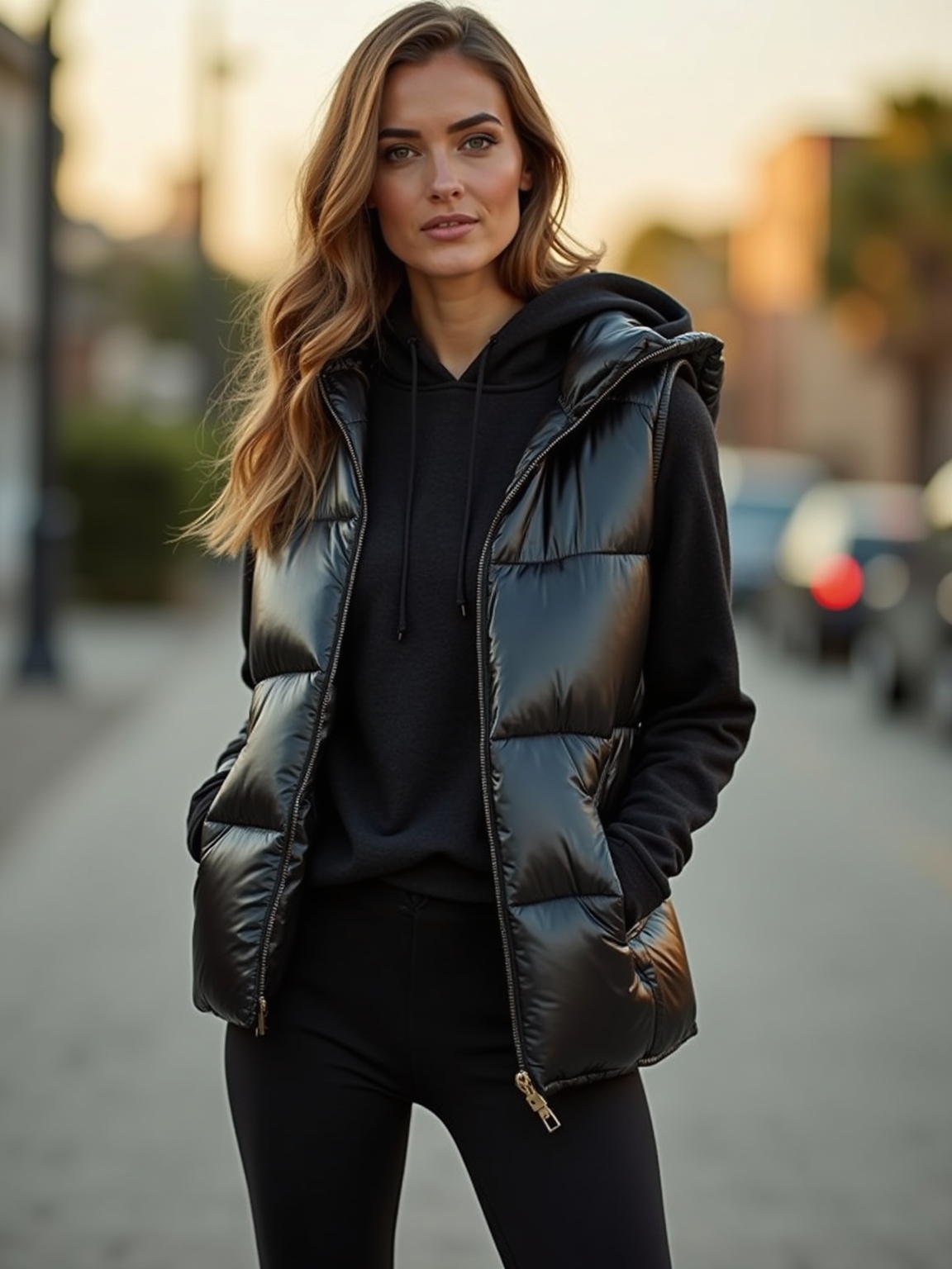 cozy layered casual weekend
