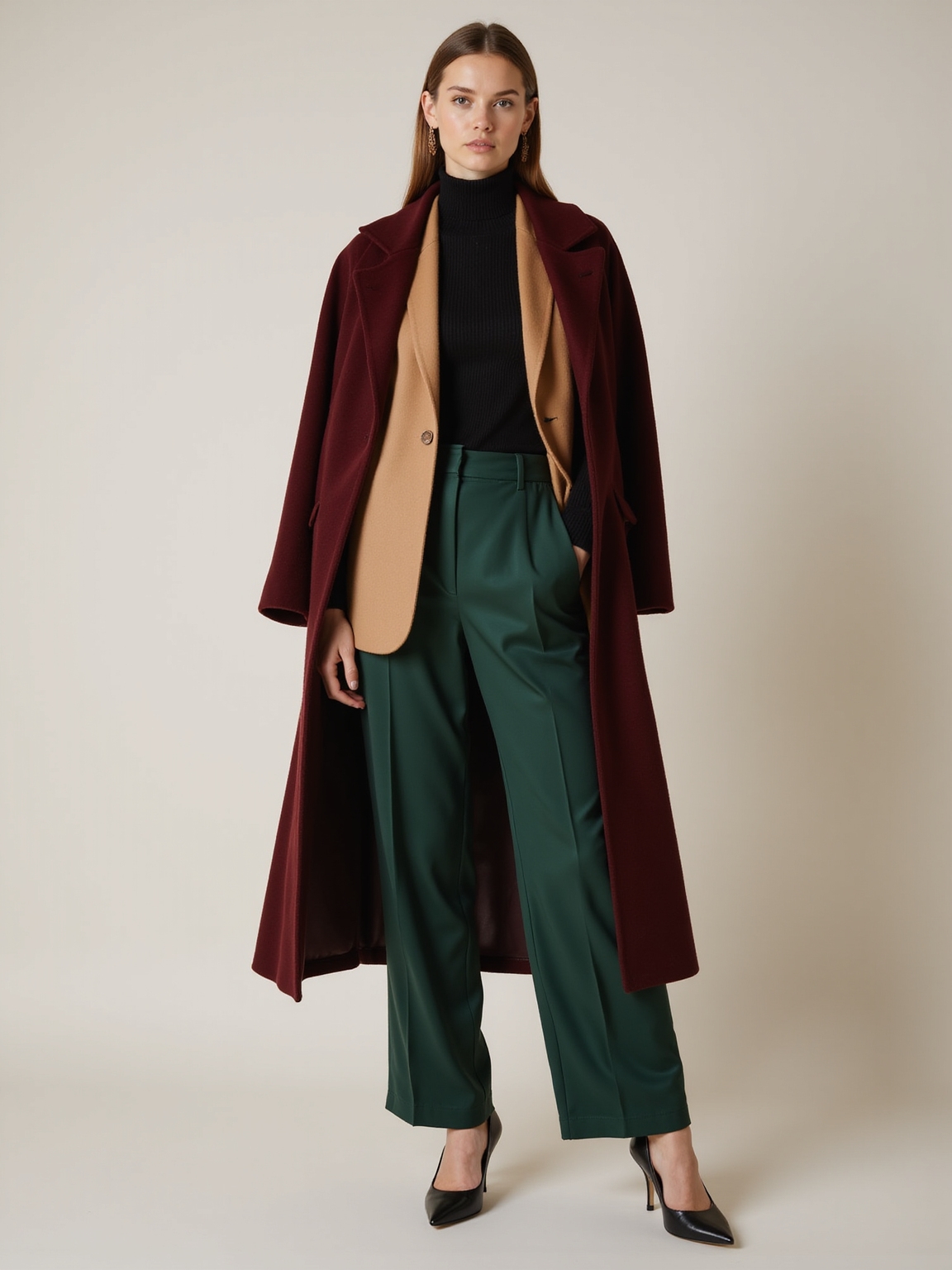 cozy tailored layered birthday look