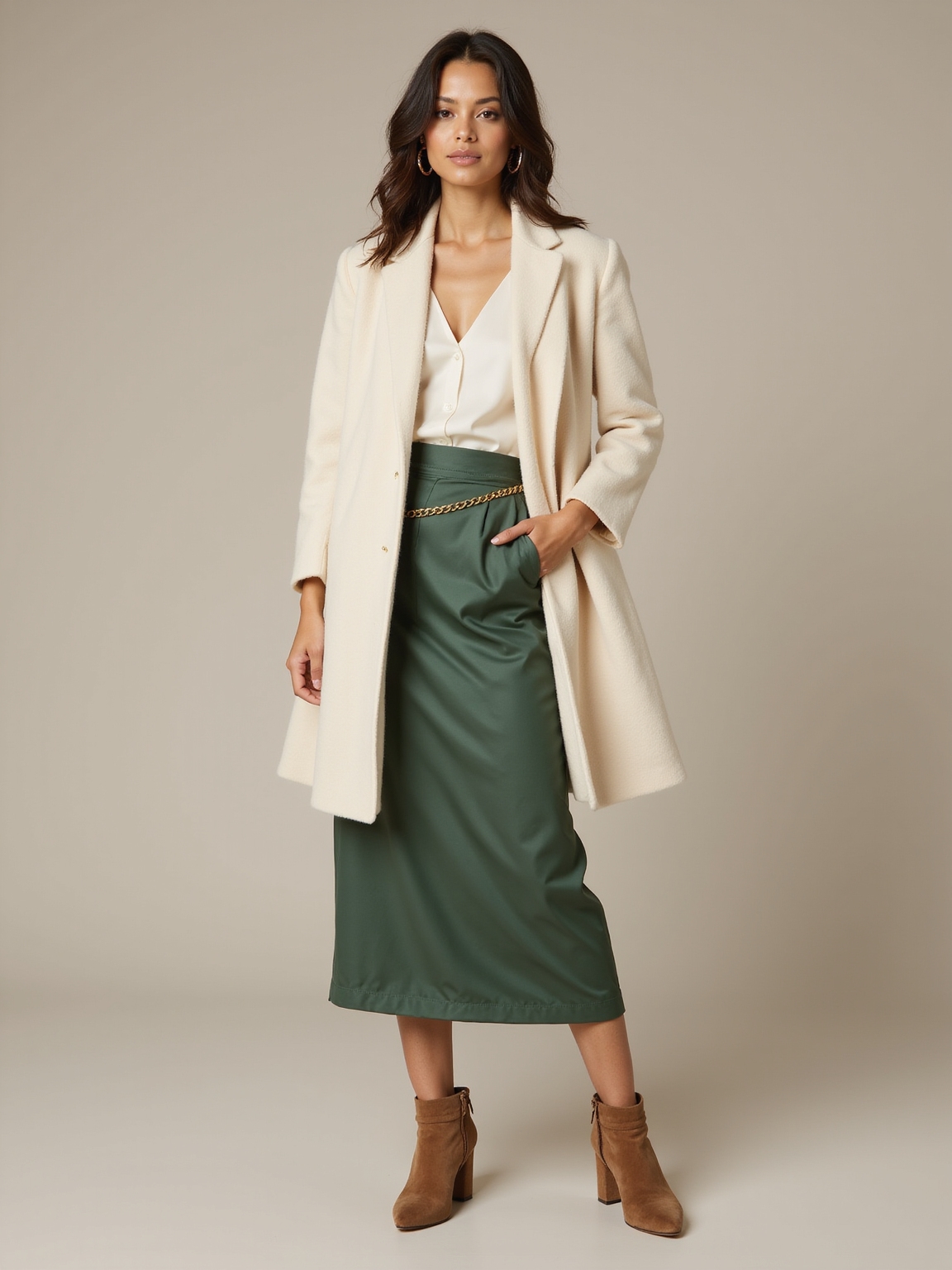 crisp cashmere subtle festive accents