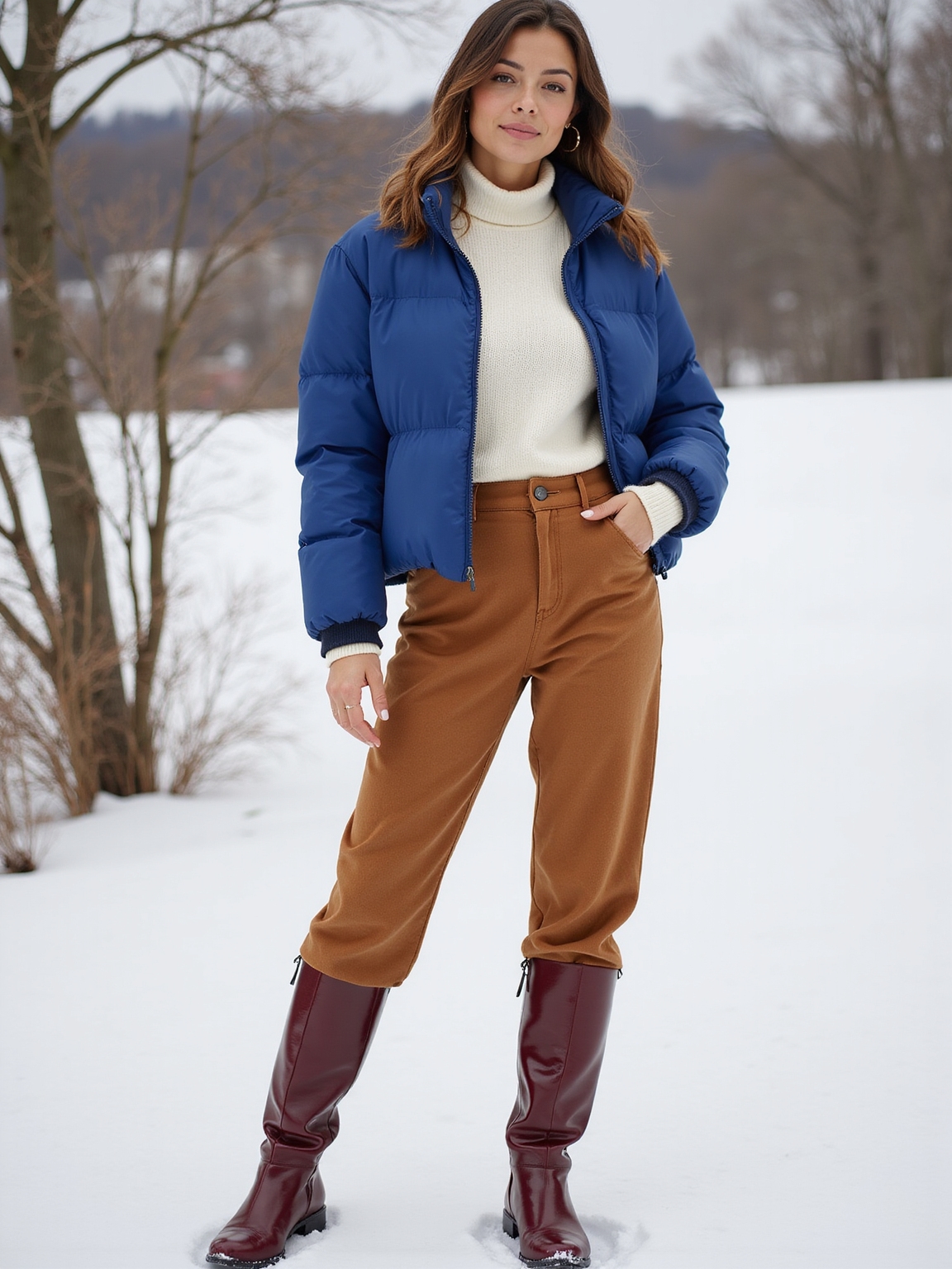 crisp timeless winter colorplay