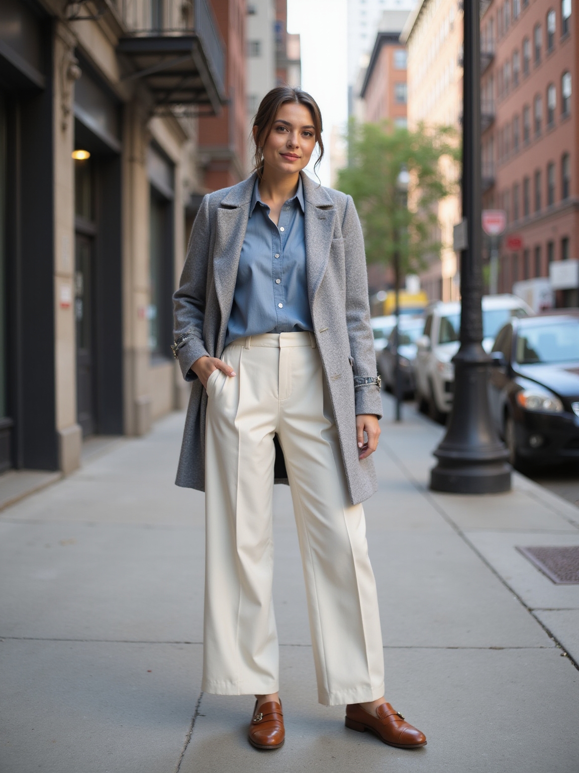 cropped polished lightweight city layers