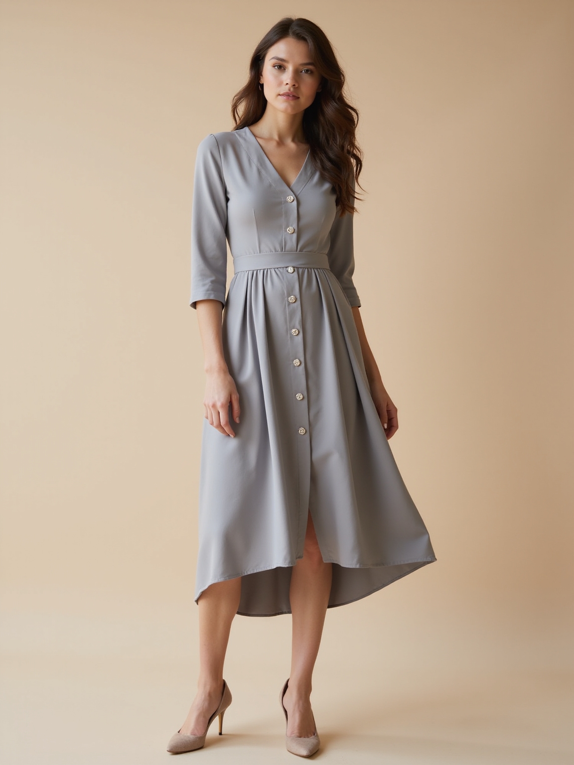 define waist length neckline