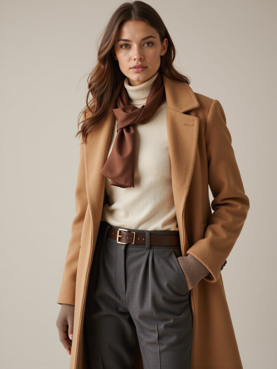 deliberate layered timeless winter elegance