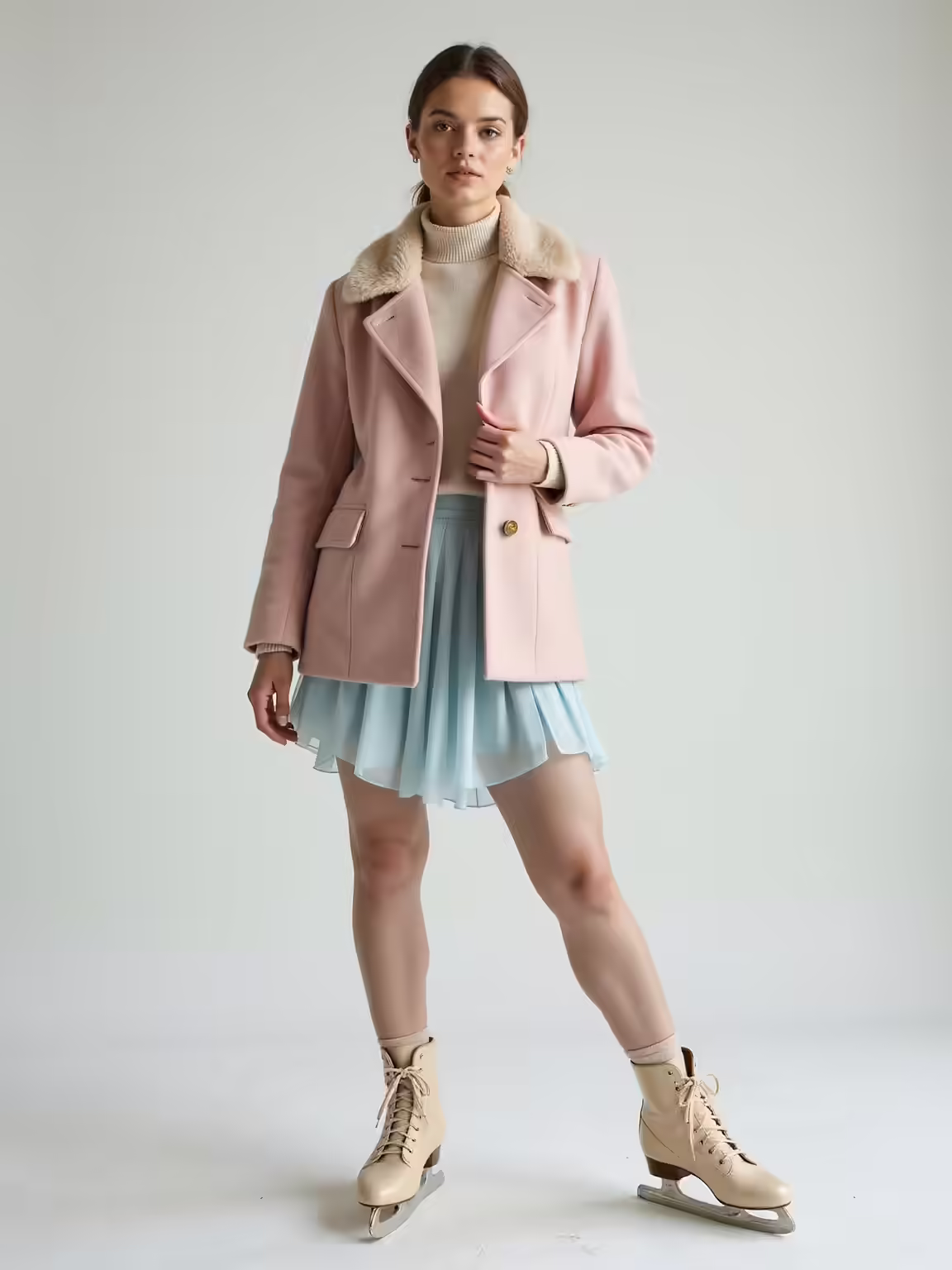 delicate coquette winter skatewear