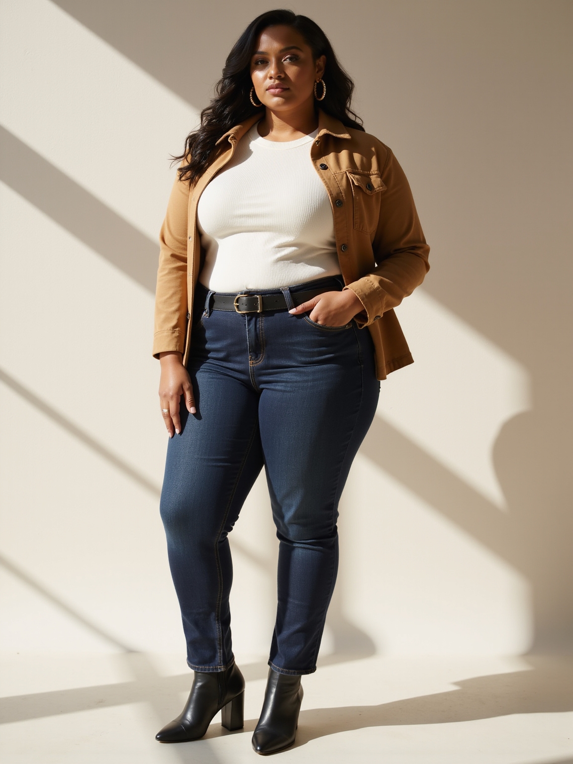 denim with comfortable consistent fit