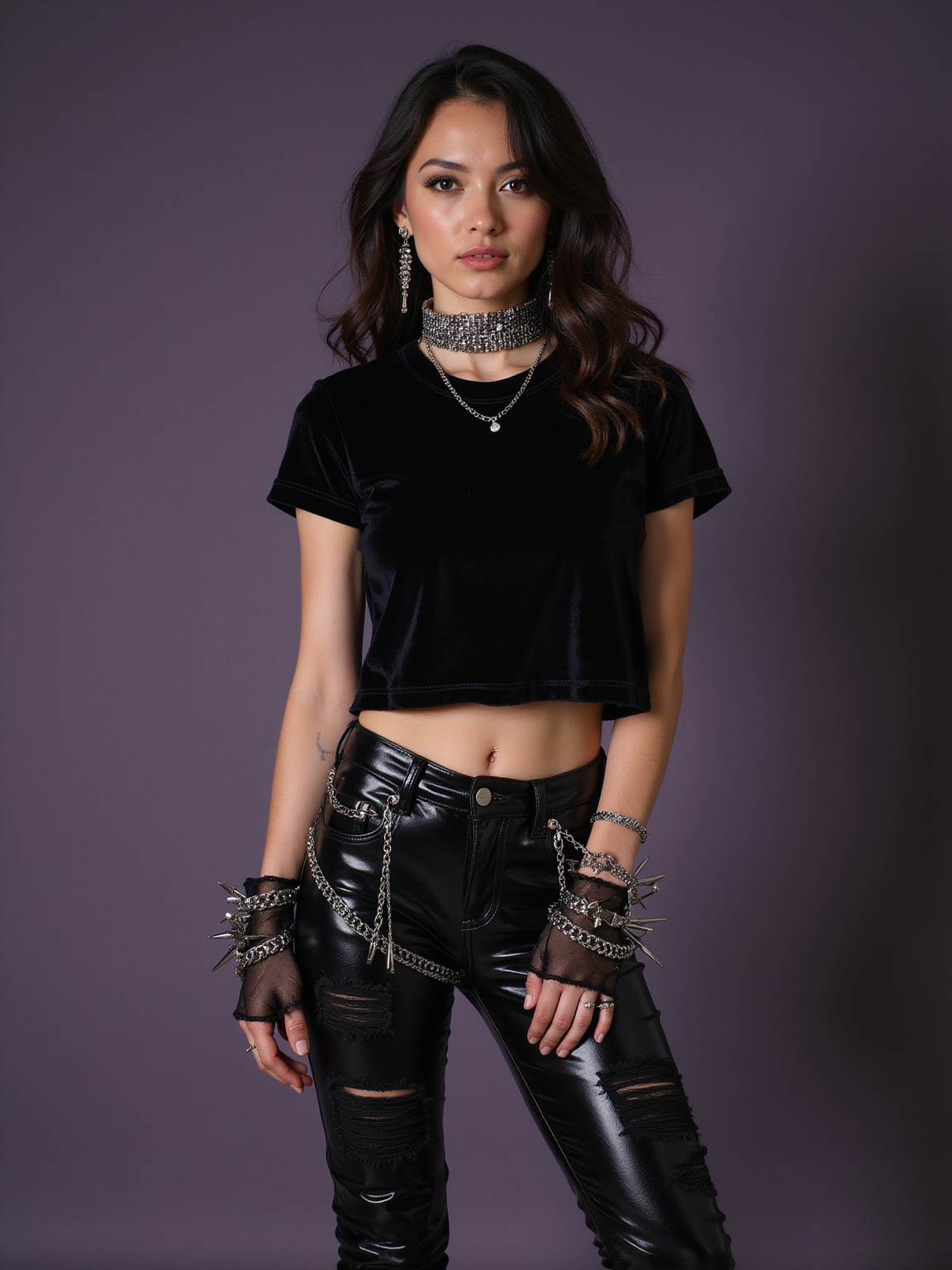dusk toned layered emo accents