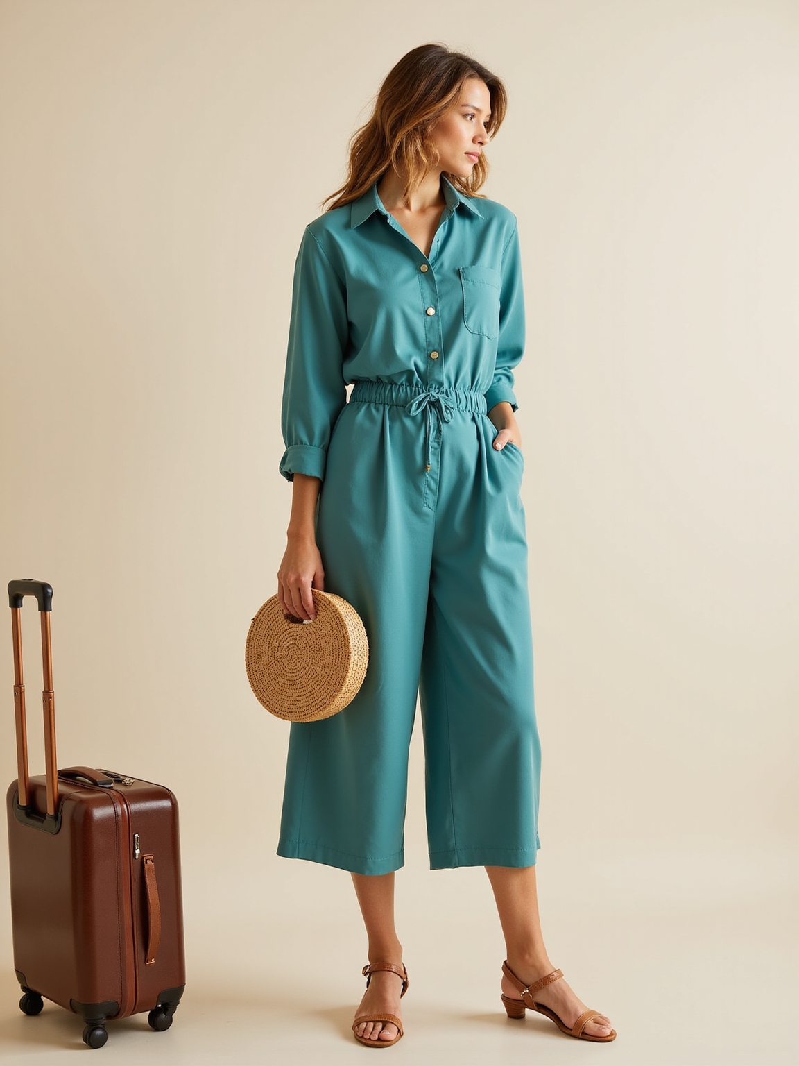effortless chic one piece travel