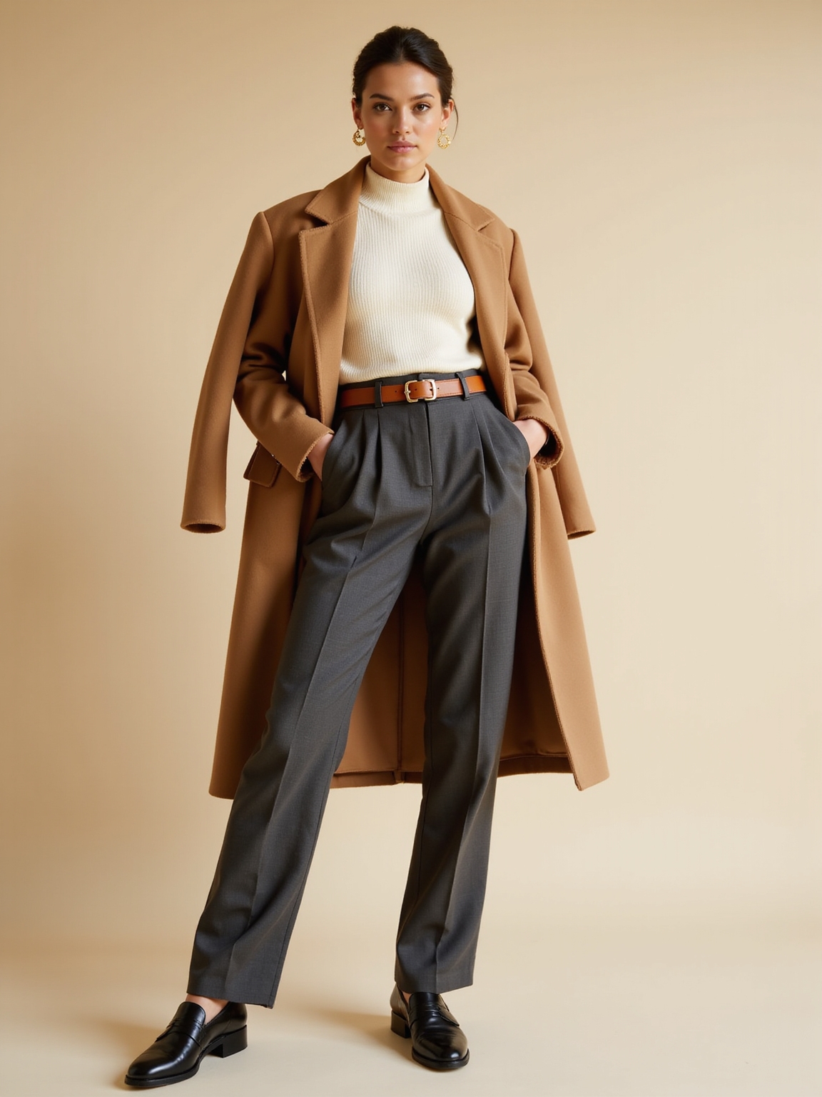 effortless confident minimalist casual style