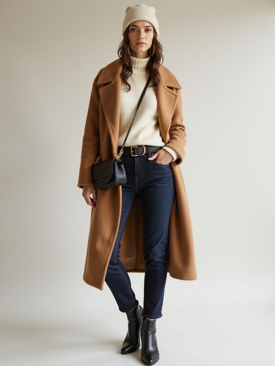 effortless layered weekend winterwear