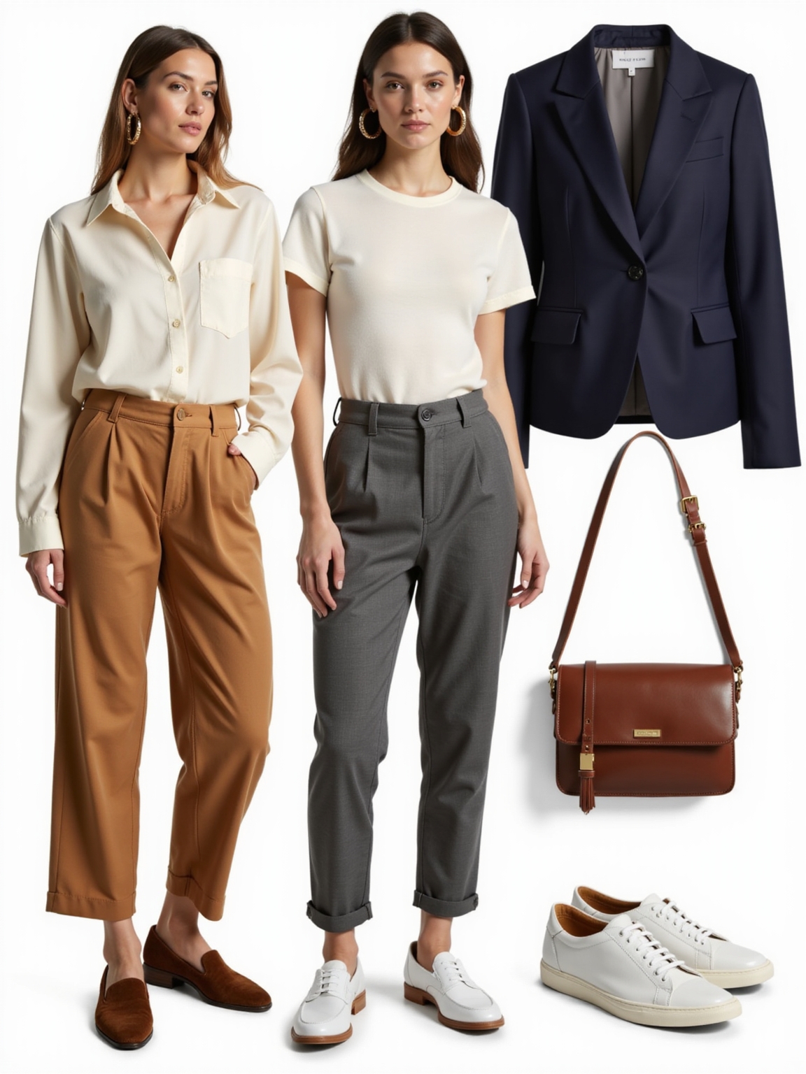 effortless neutral capsule wardrobe