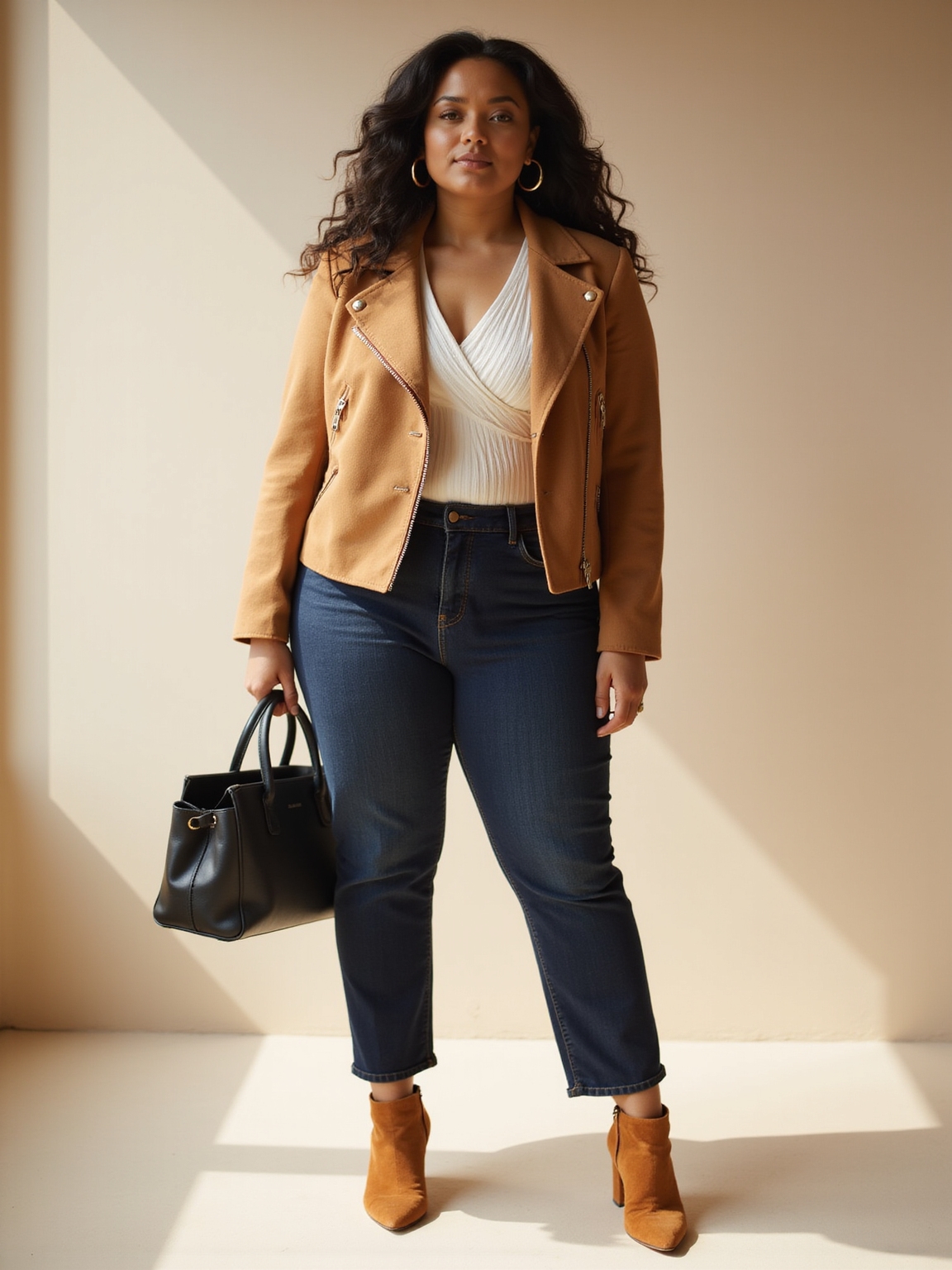 effortless polished curvy dressing