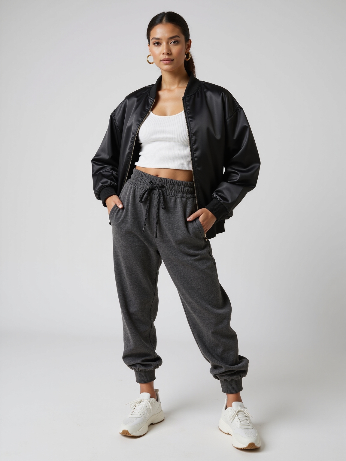 effortless polished streetwear athleisure