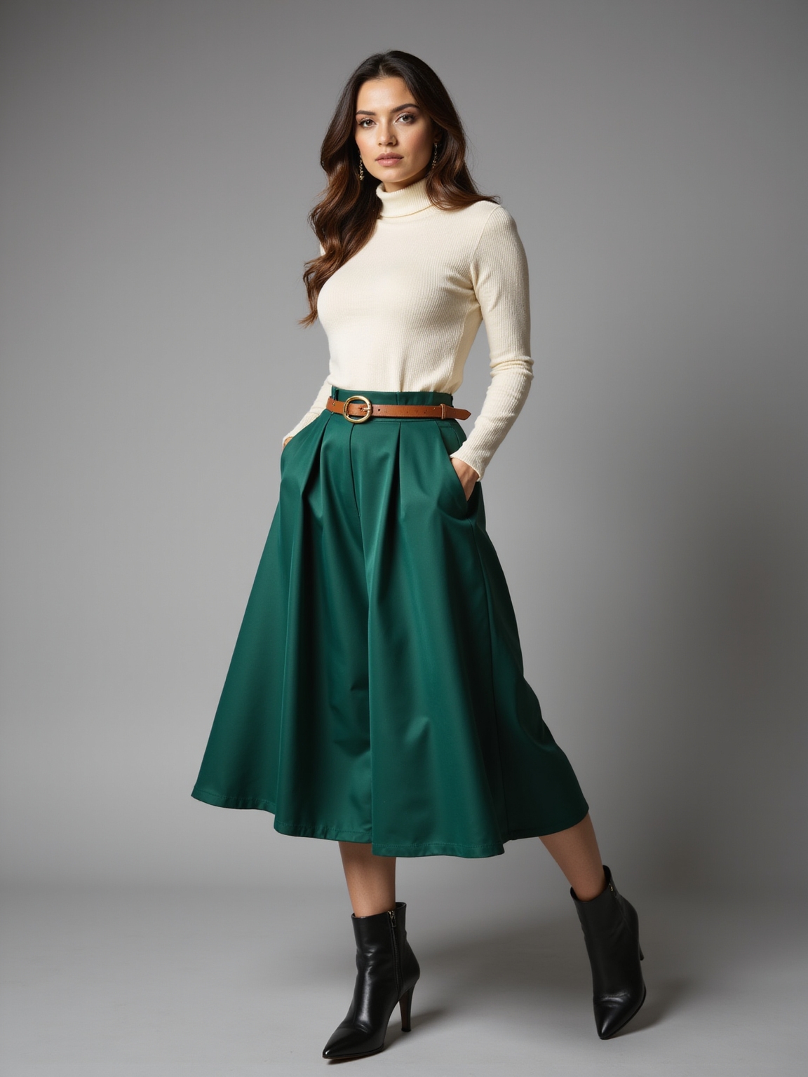 effortless timeless everyday long skirt