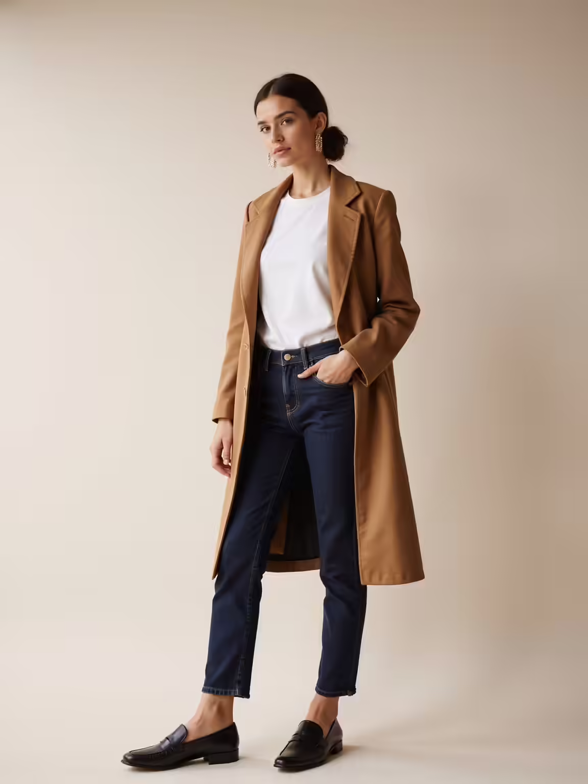 effortlessly polished casual outfit