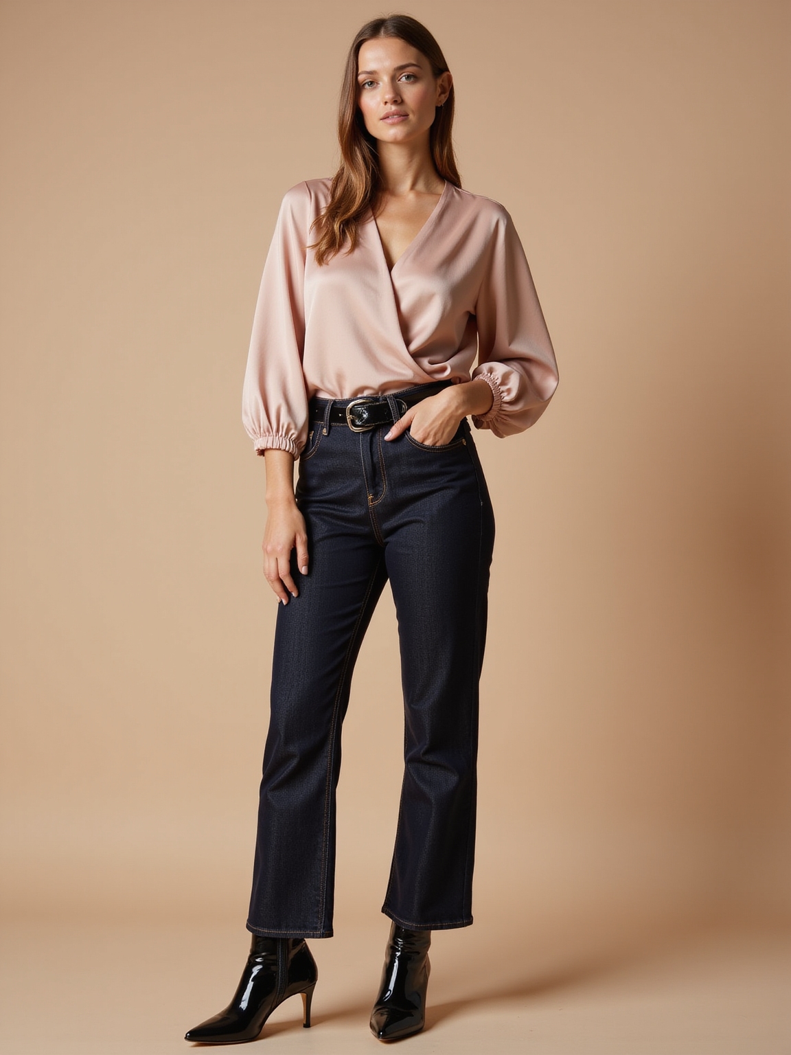 elevated jeans playful tops
