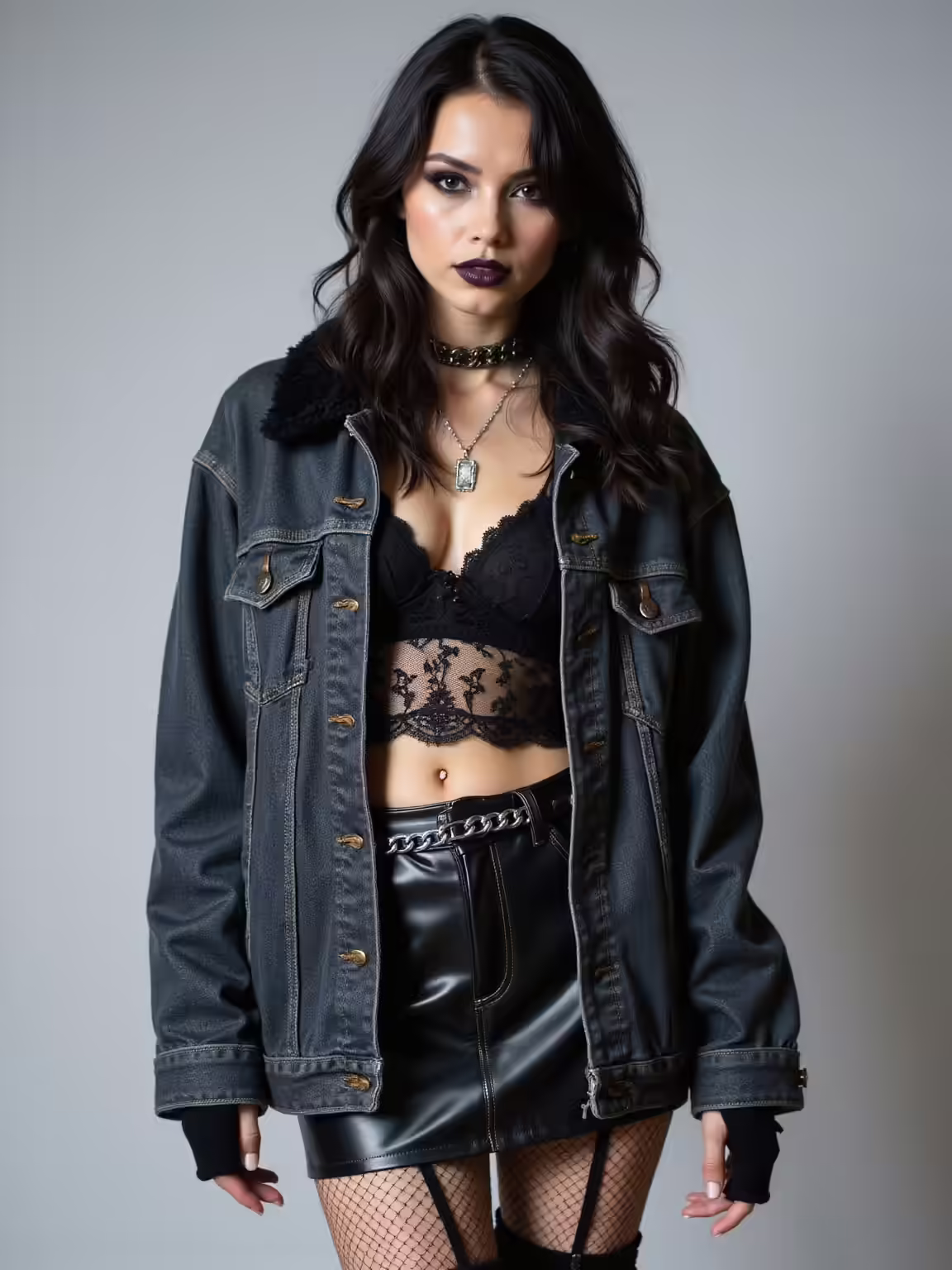 emo y2k dark style