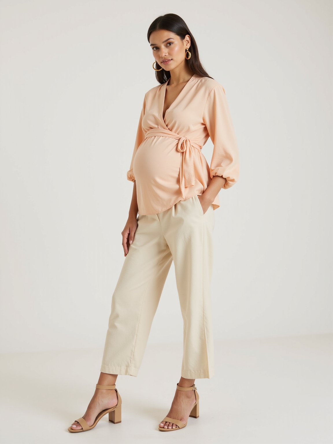 empire waist draped spring tops